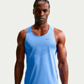 Stride Laufshirt Herren - blau, silber