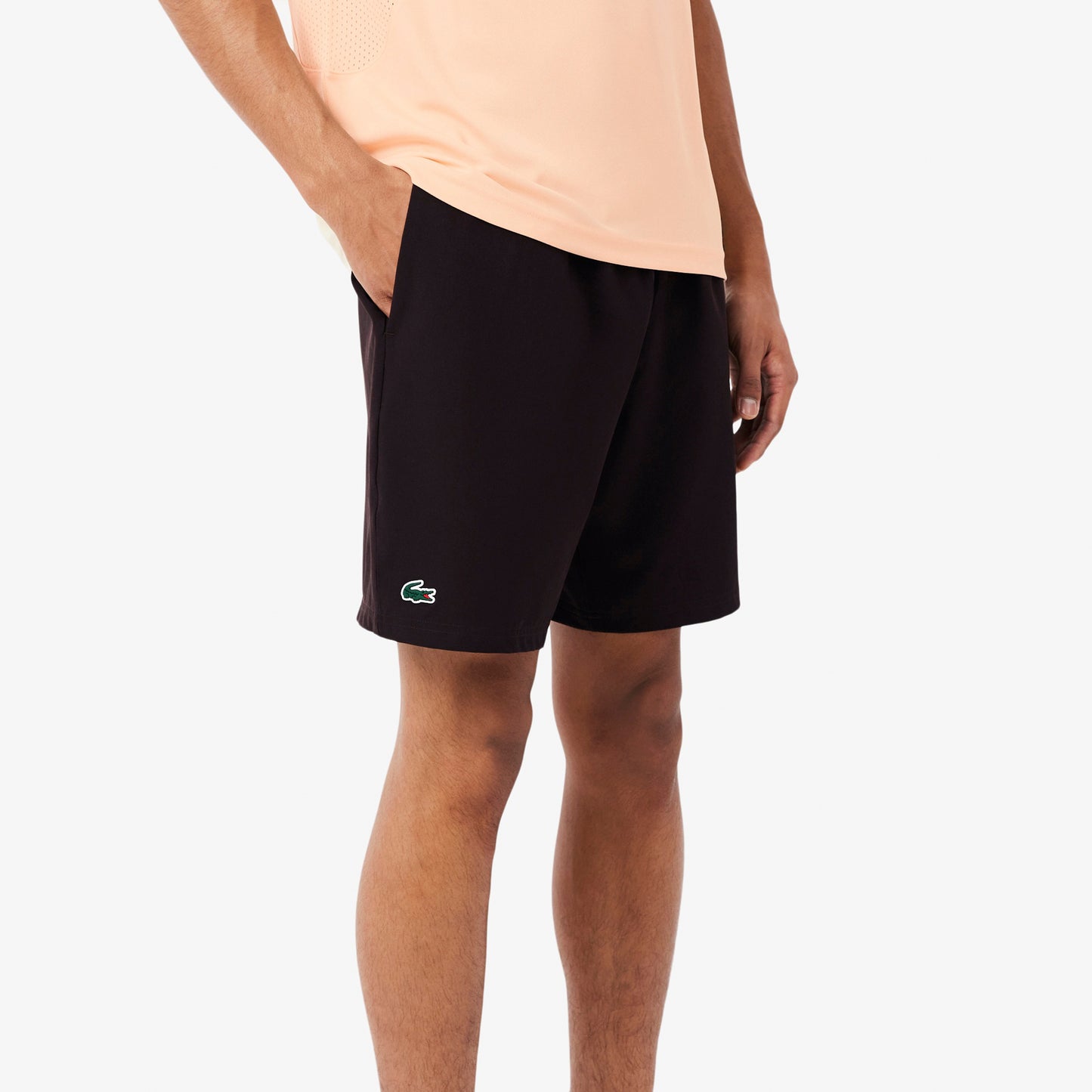 Lacoste Djokovic Shorts Herren - schwarz, weiß
