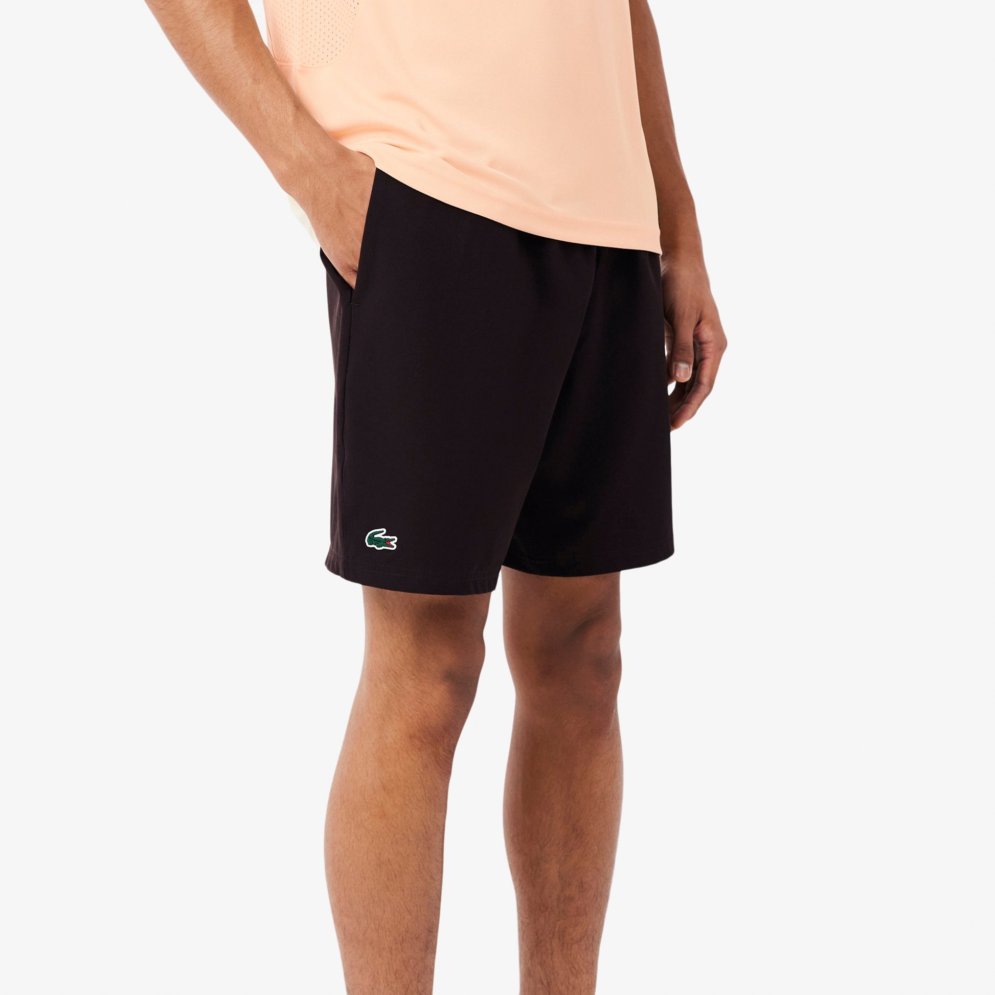 Lacoste Djokovic Shorts Herren - schwarz, weiß