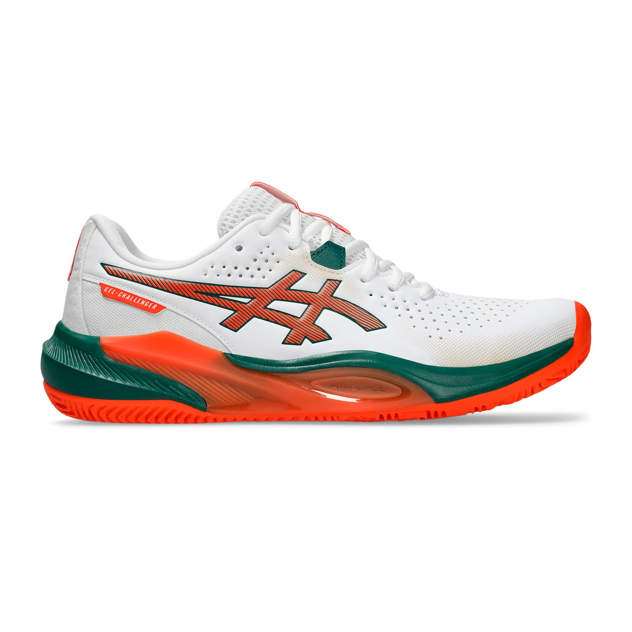 ASICS Gel-Challenger 15 Padelschuh Herren - weiß, dunkelgrün