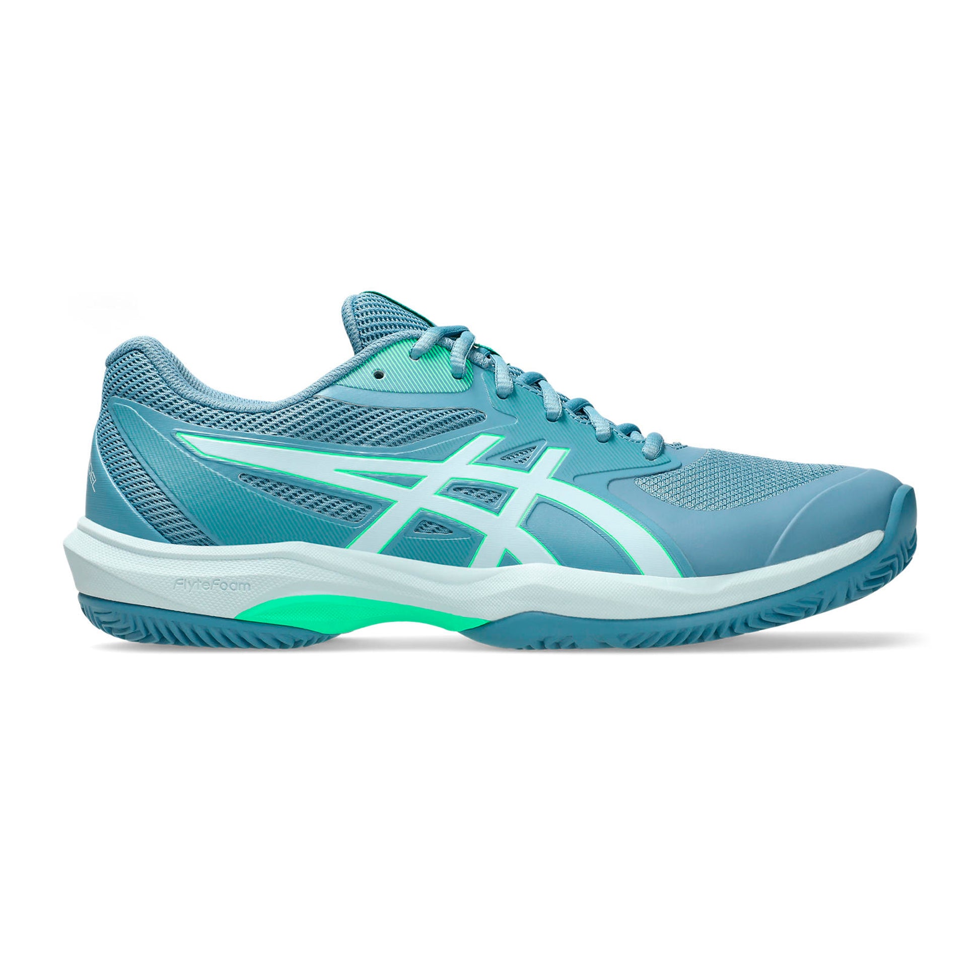 ASICS Game FF Padelschuh Herren - blaugrau, neongrün