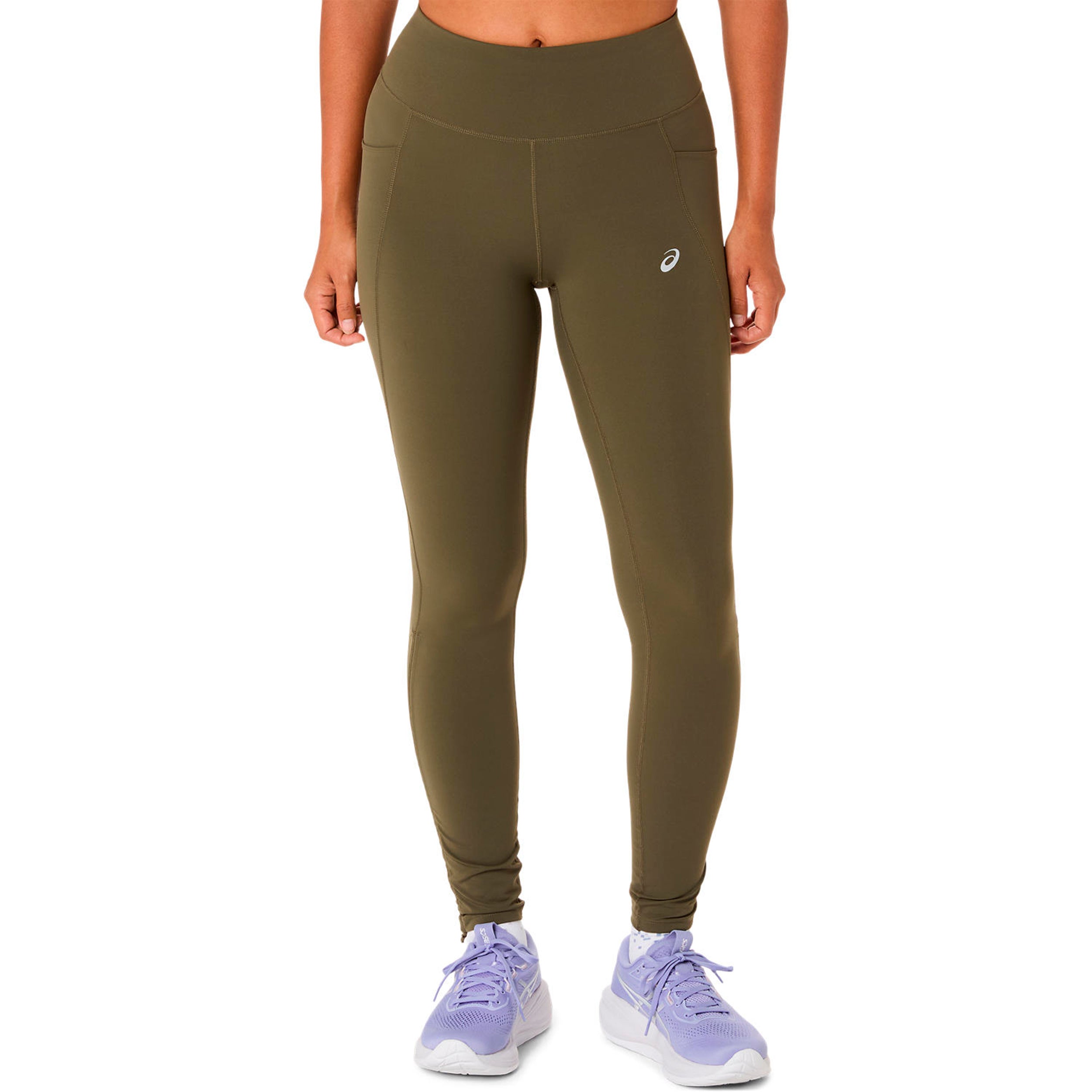 ASICS Nagino Run Adjustable Lauftight Damen-grün