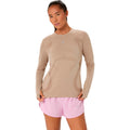 Road Seamless  Laufshirt Damen - beige