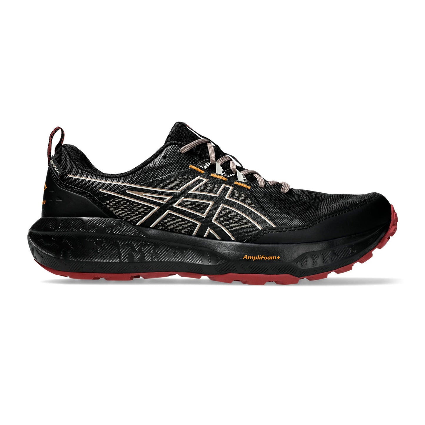 ASICS GEL-SONOMA 8 GTX Trailschuh Herren - schwarz, rot