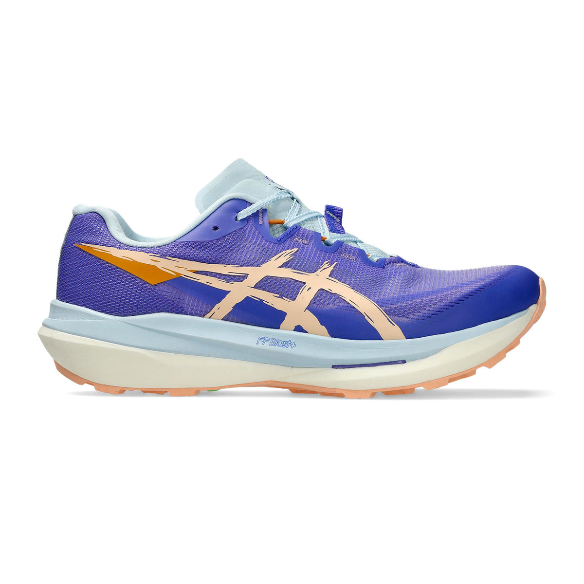 ASICS Fujispeed 4 Trailschuh Unisex - blau, orange