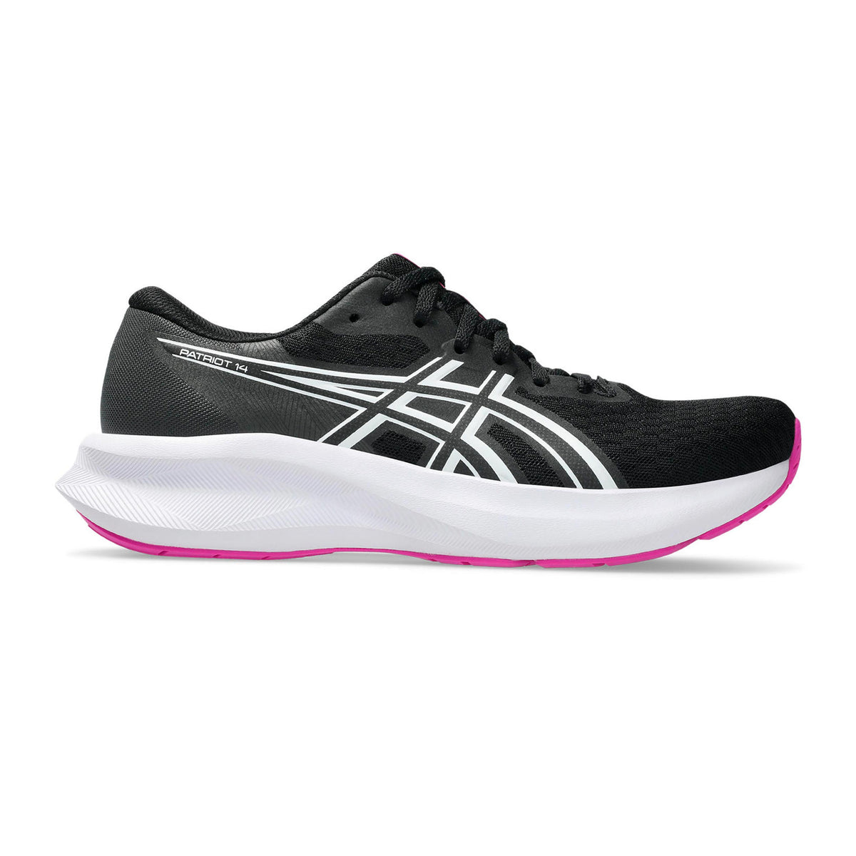 ASICS Patriot 14 Neutralschuh Damen - schwarz, rosa