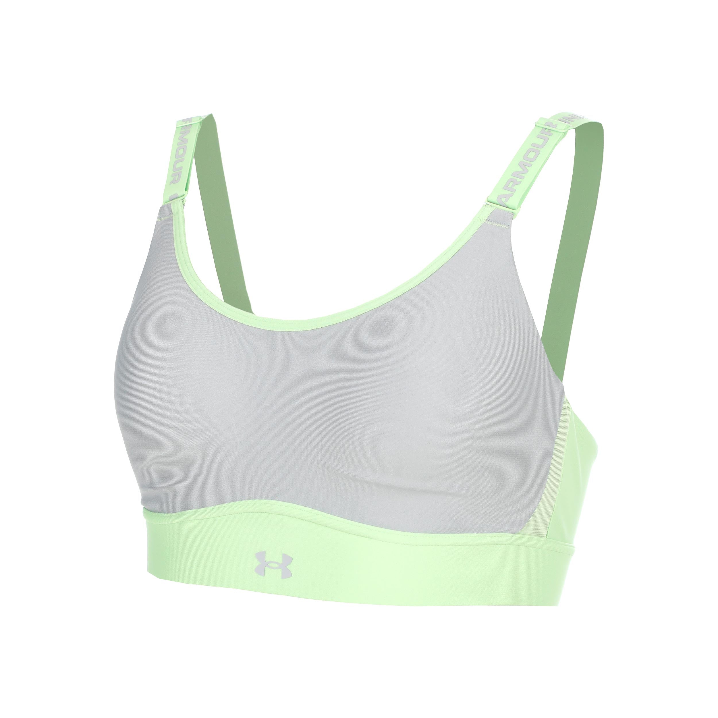 Under Armour Infinity Mid 2.0 Sport-BH Damen-grün, grau
