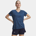 Tech Twist T-Shirt Damen - blau, nachtblau