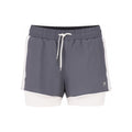 Elea Shorts Damen - blaugrau, offwhite