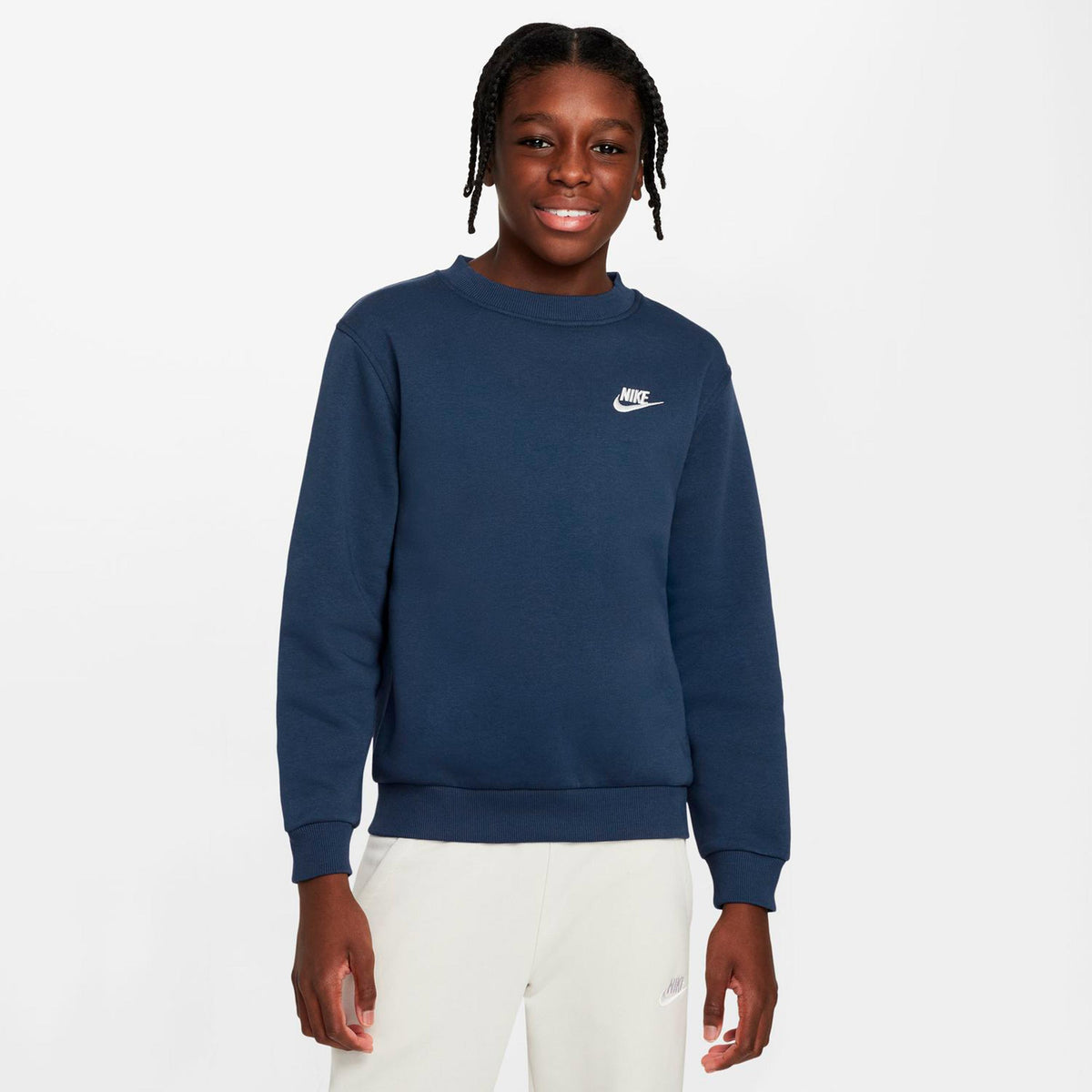 Club Fleece Sweatshirt Kinder - rot | Tennis-Point