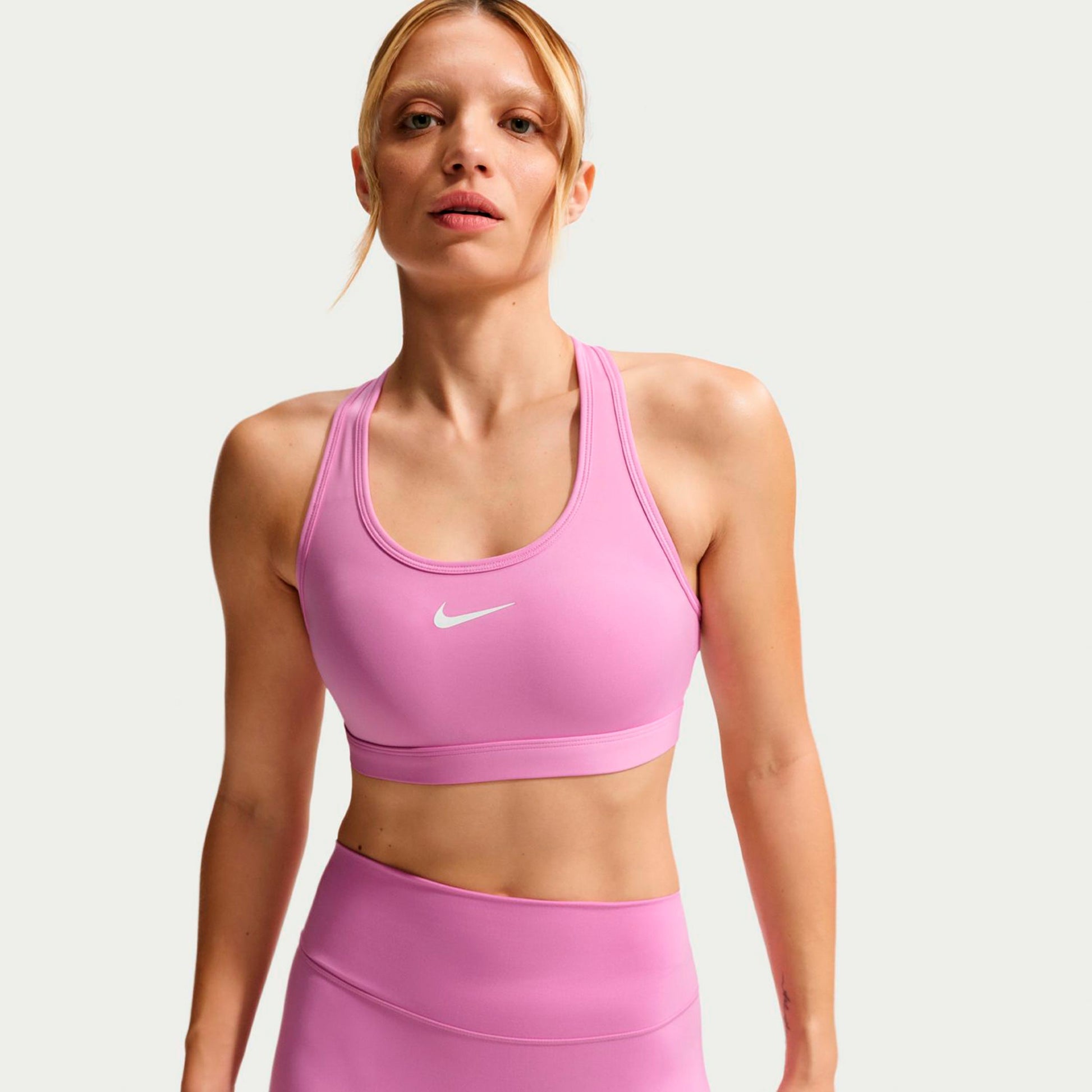 Nike Swoosh Medium Sport-BH Damen - violett