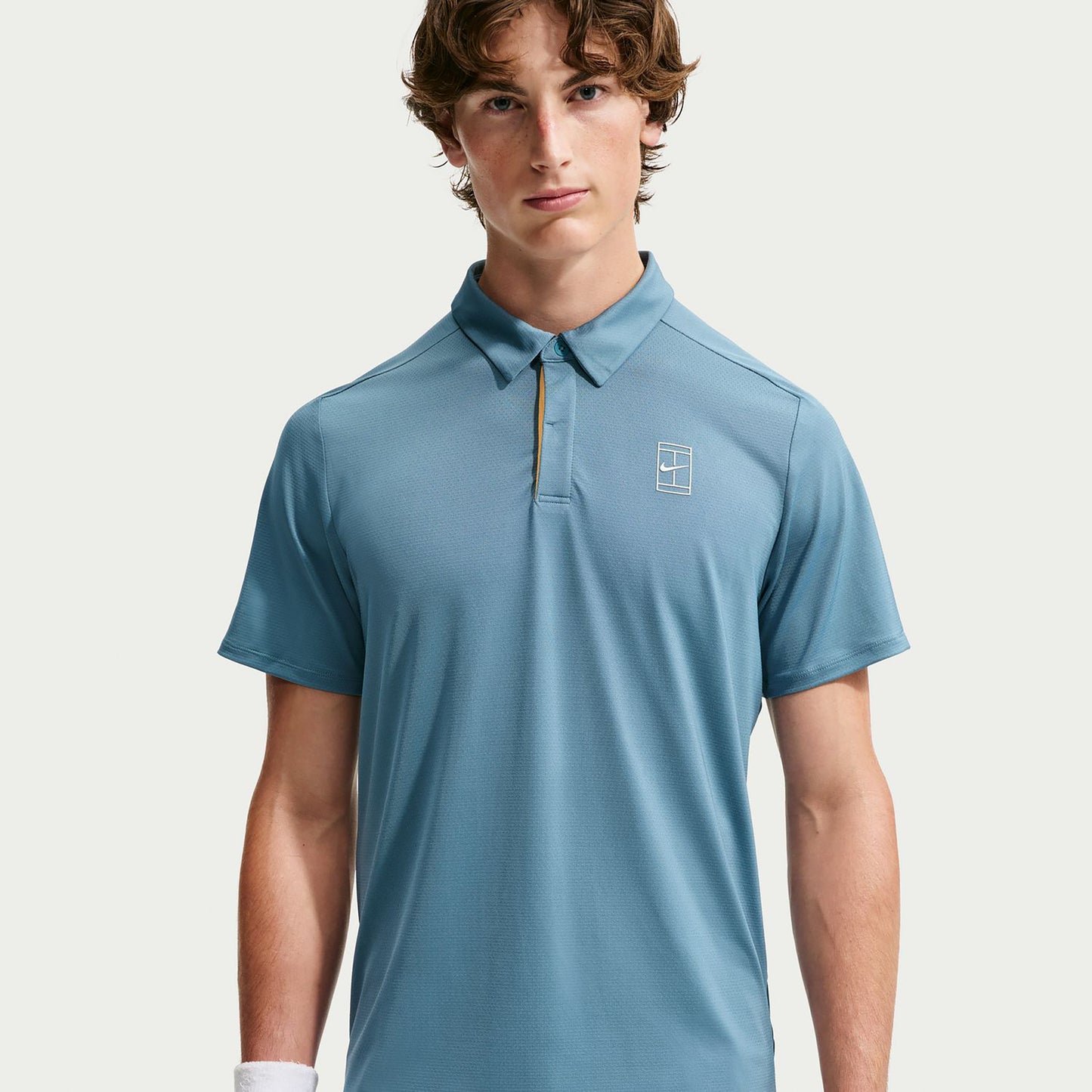 Nike Court Dri-FIT Advantage Polo Herren - petrol