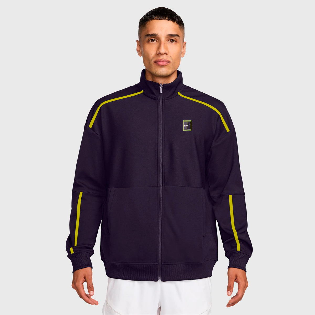 Nike Court Heritage Trainingsjacke Herren - dunkelviolett