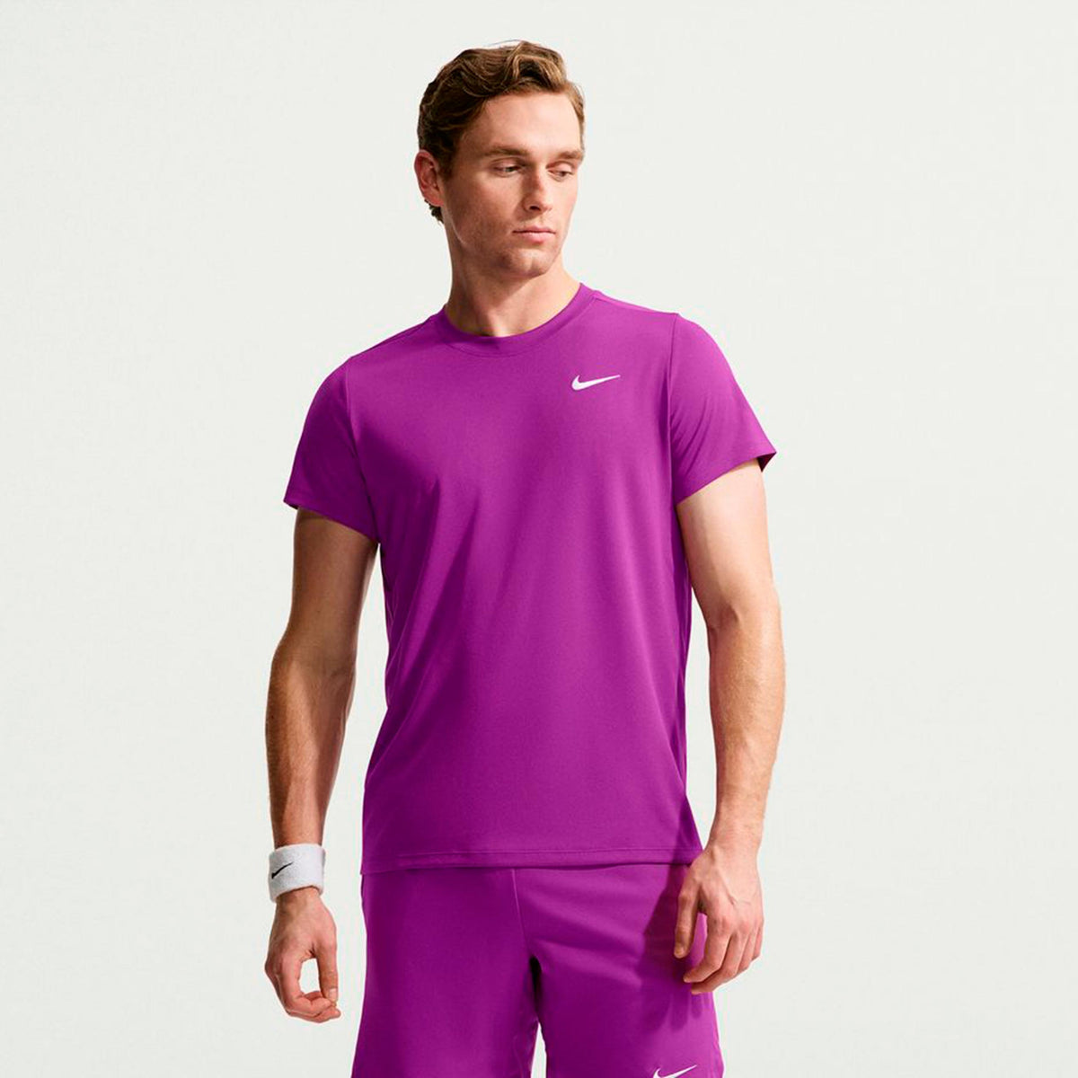 Nike Court Victory Dry T-Shirt Herren - lila