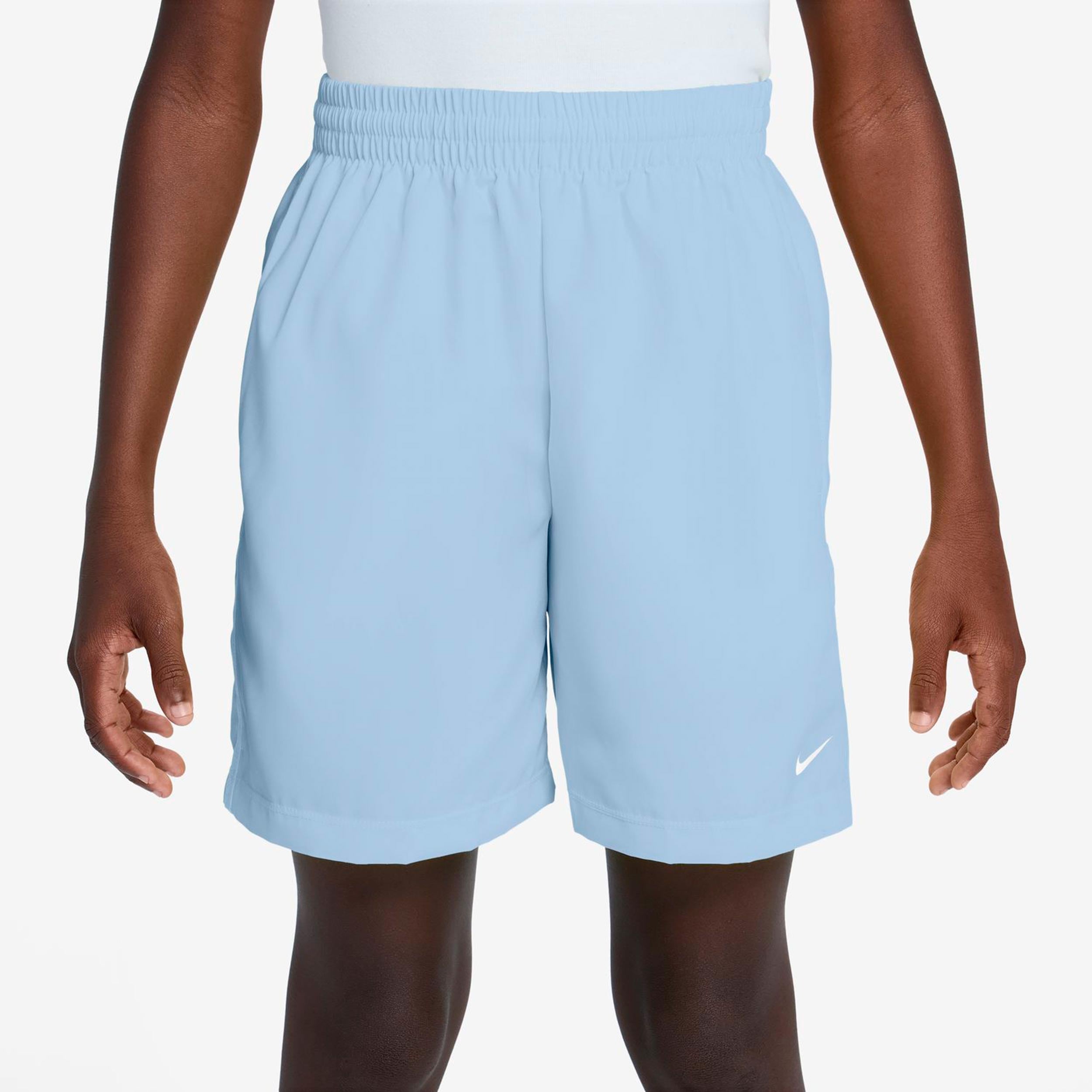 Nike Big Shorts Jungen - hellblau, blaugrau