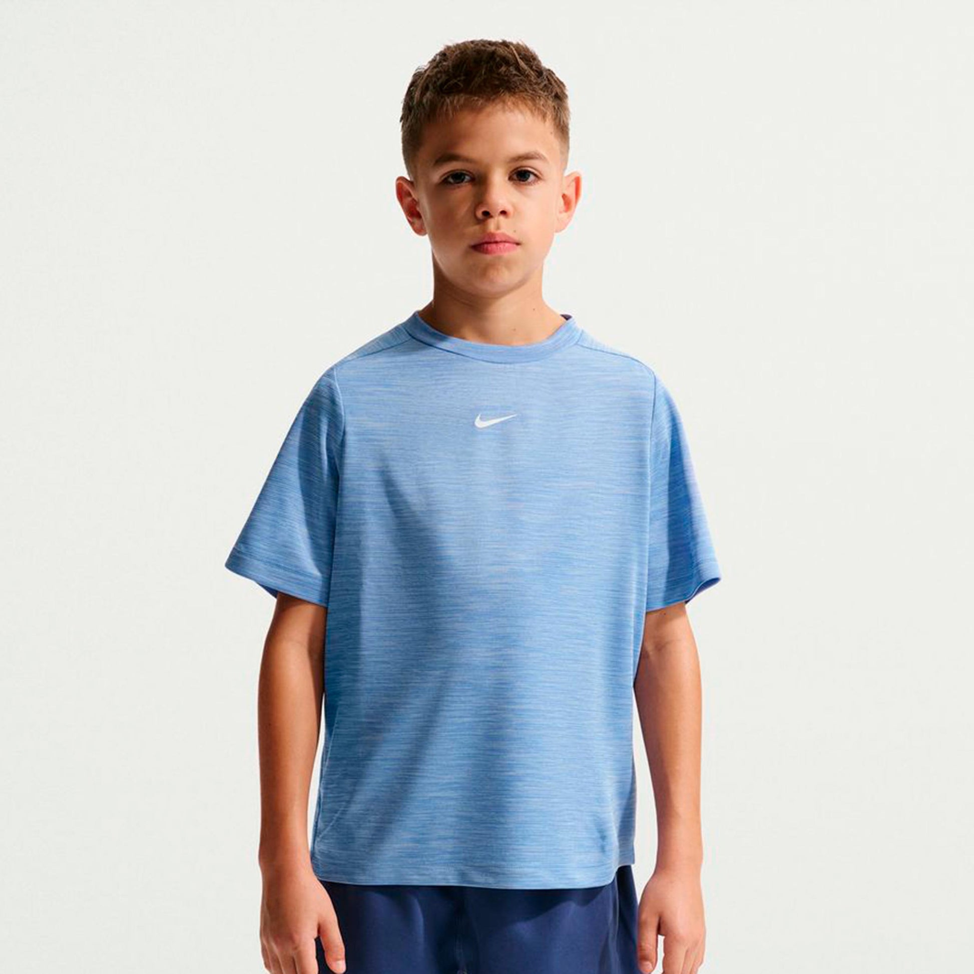 Nike Dri-FIT Multi Heather T-Shirt Kinder - blau, hellblau
