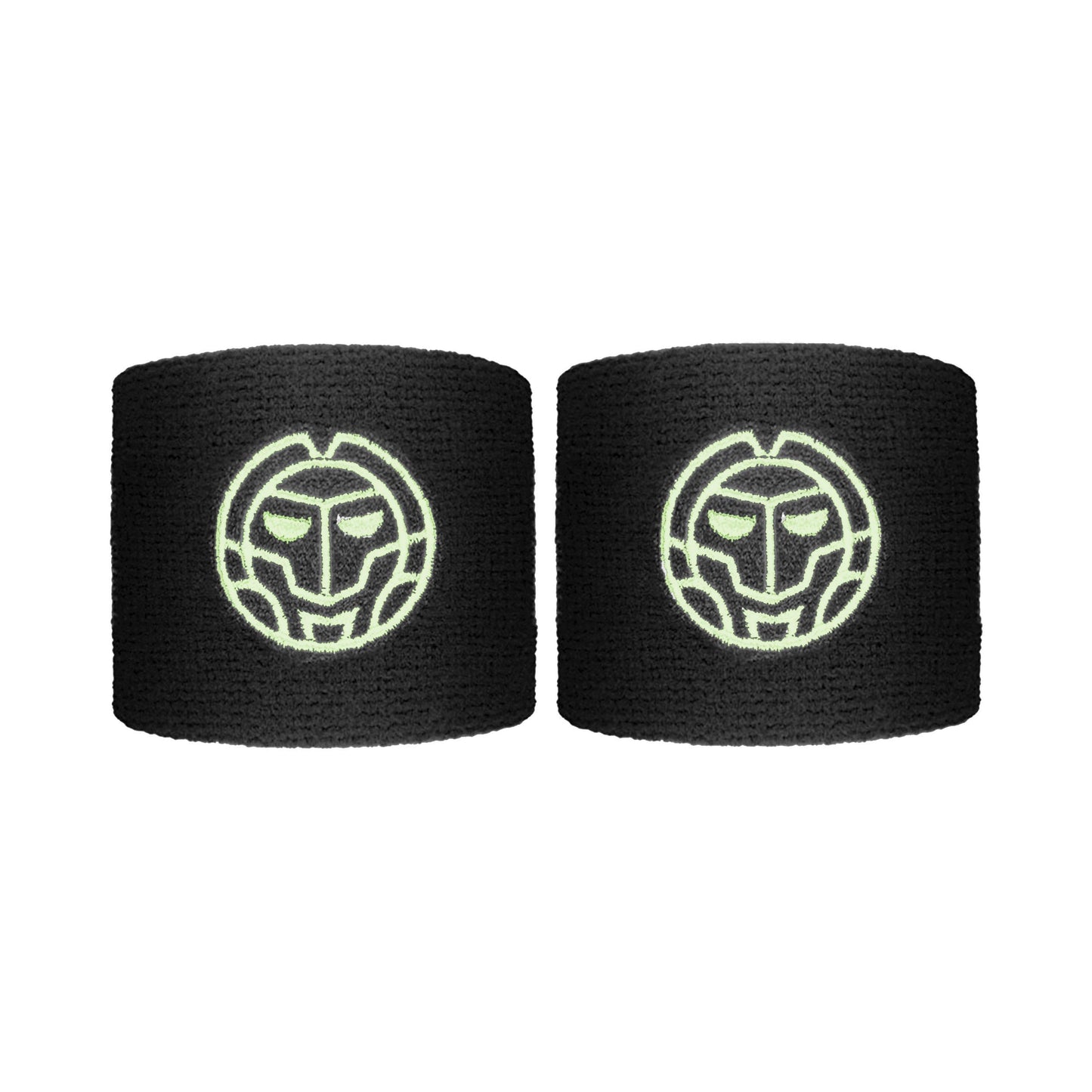 BIDI BADU Night Flash Schweißband 2er Pack kurz - schwarz, weiß