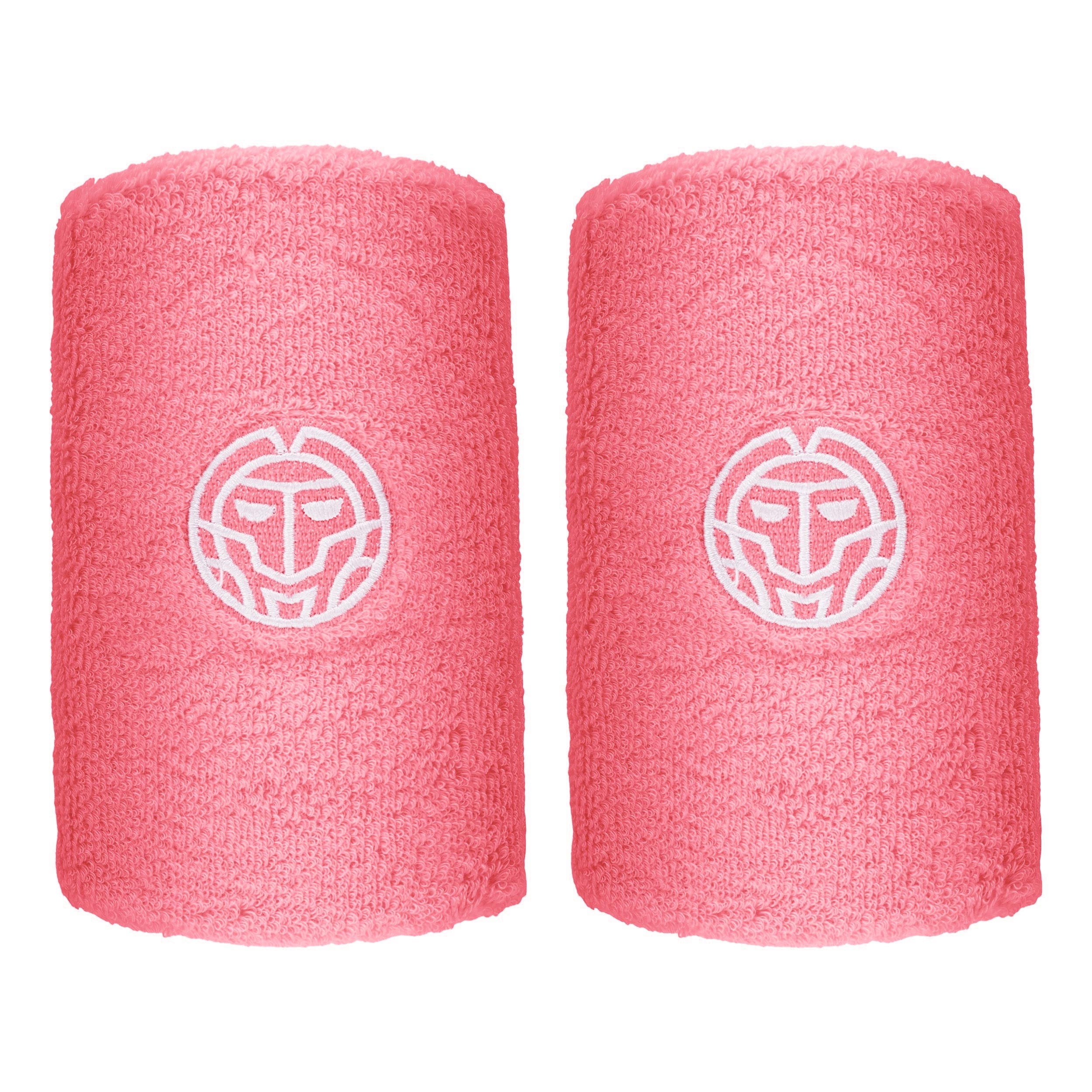 BIDI BADU Freeze Out Schweißband 2er Pack lang - pink, weiß