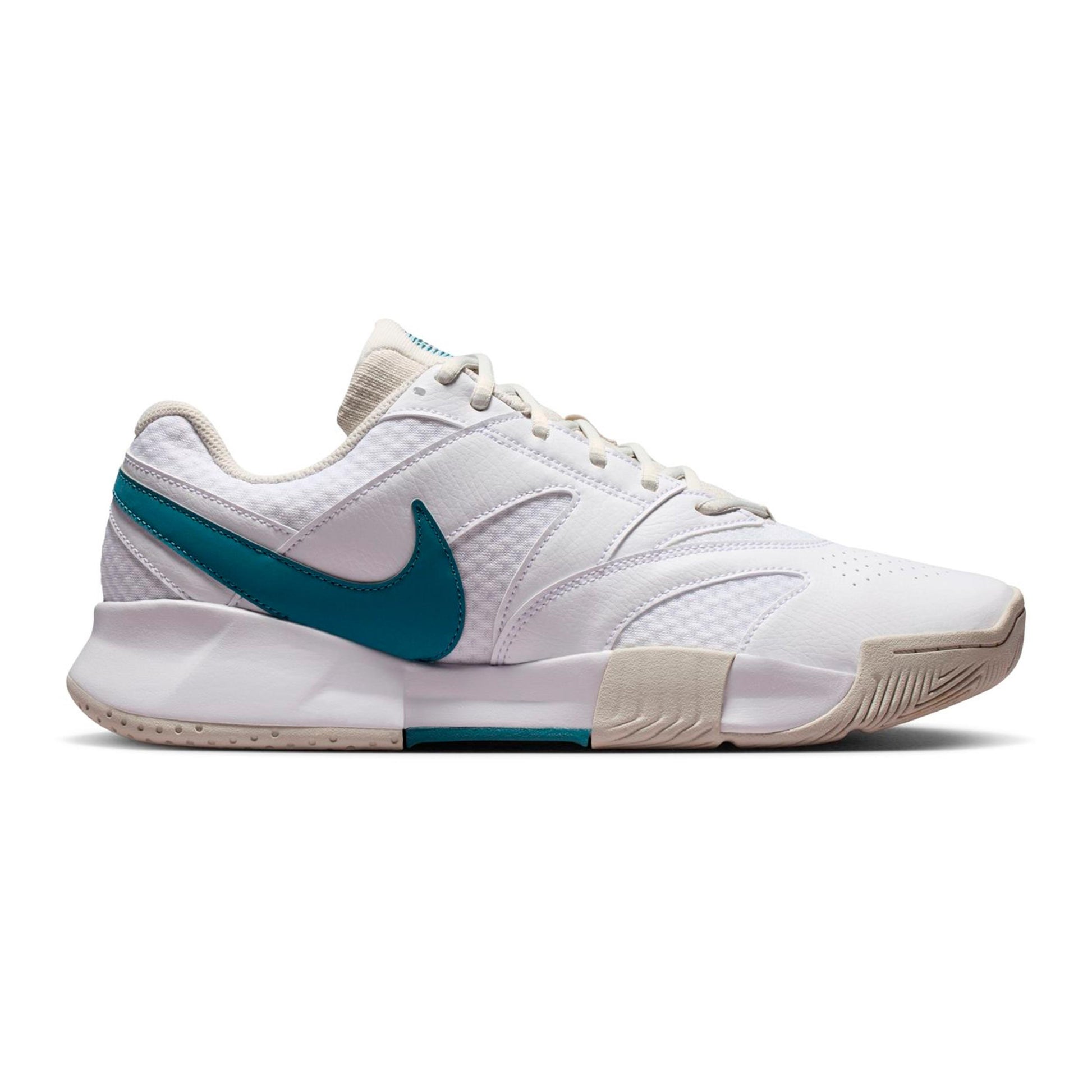 Nike Court Lite 4 Allcourtschuh Herren - weiß, blaugrün