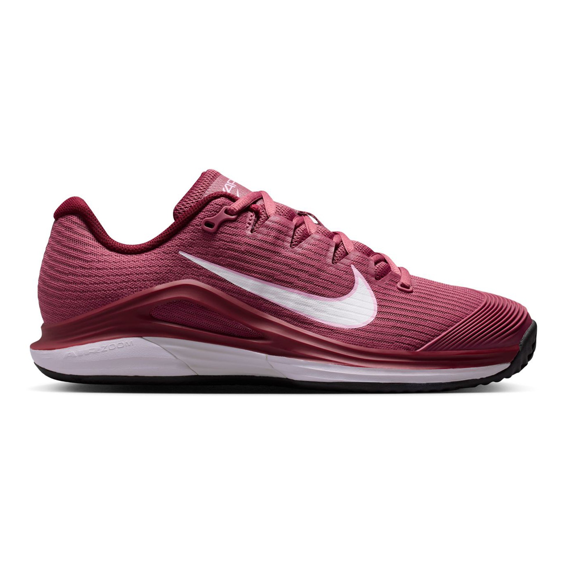 Nike Vapor 12 Sandplatzschuh Damen - berry, weiß