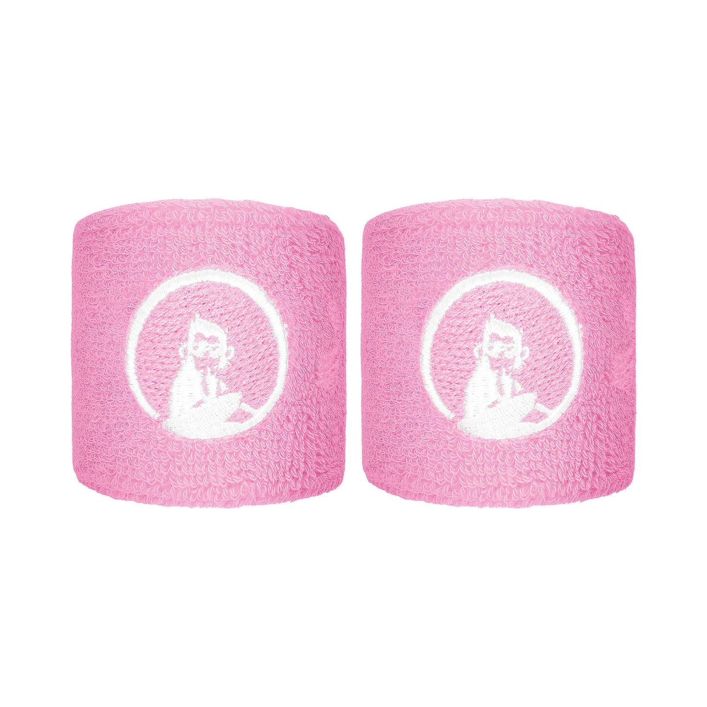 Quiet Please Memories Faded Memories Schweißband 2er Pack Unisex - pink, pink