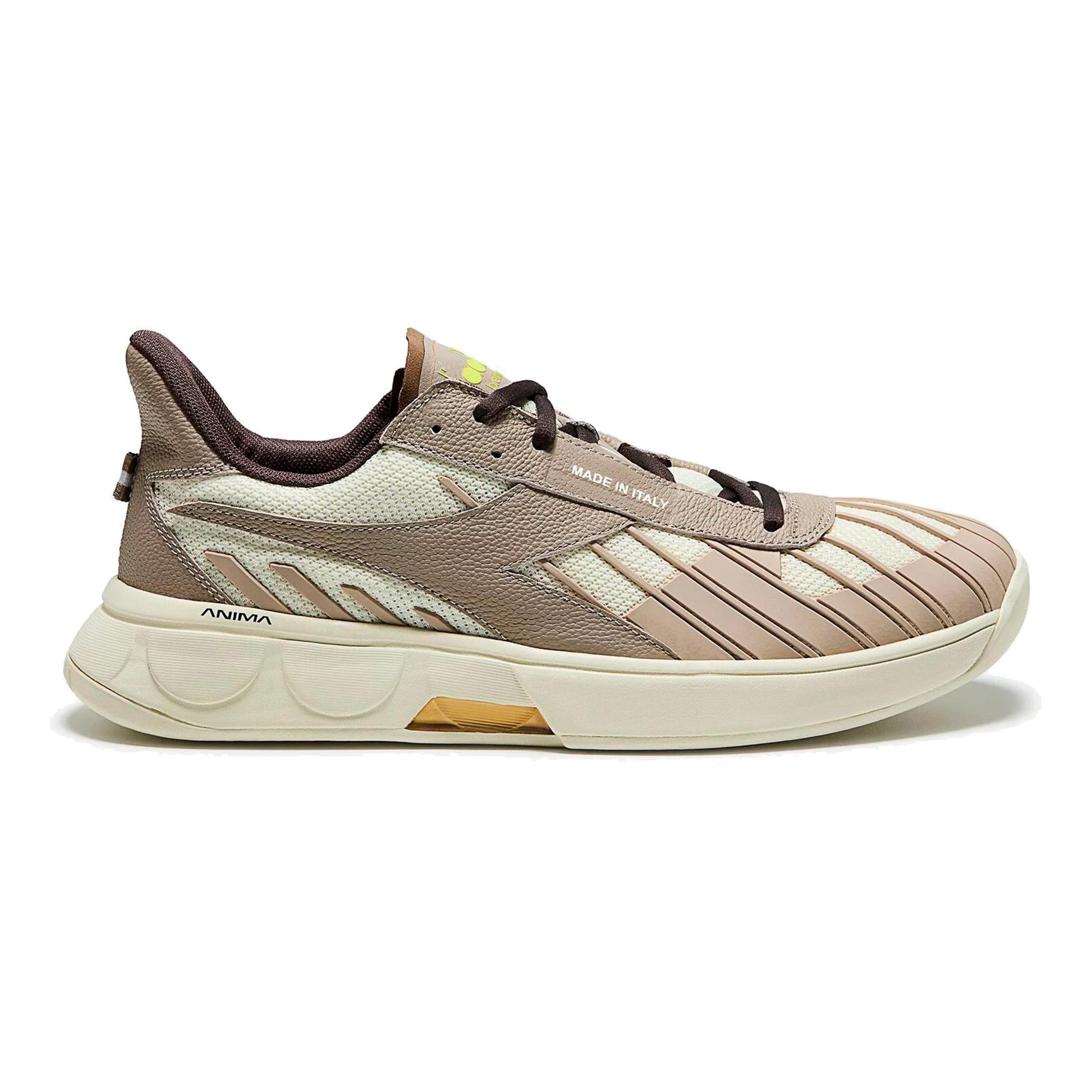 Diadora B. Elite Star made in Italy Allcourtschuh Unisex - beige, grau