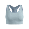 Seamless Medium Padded Sport Sport-BH Damen-hellblau