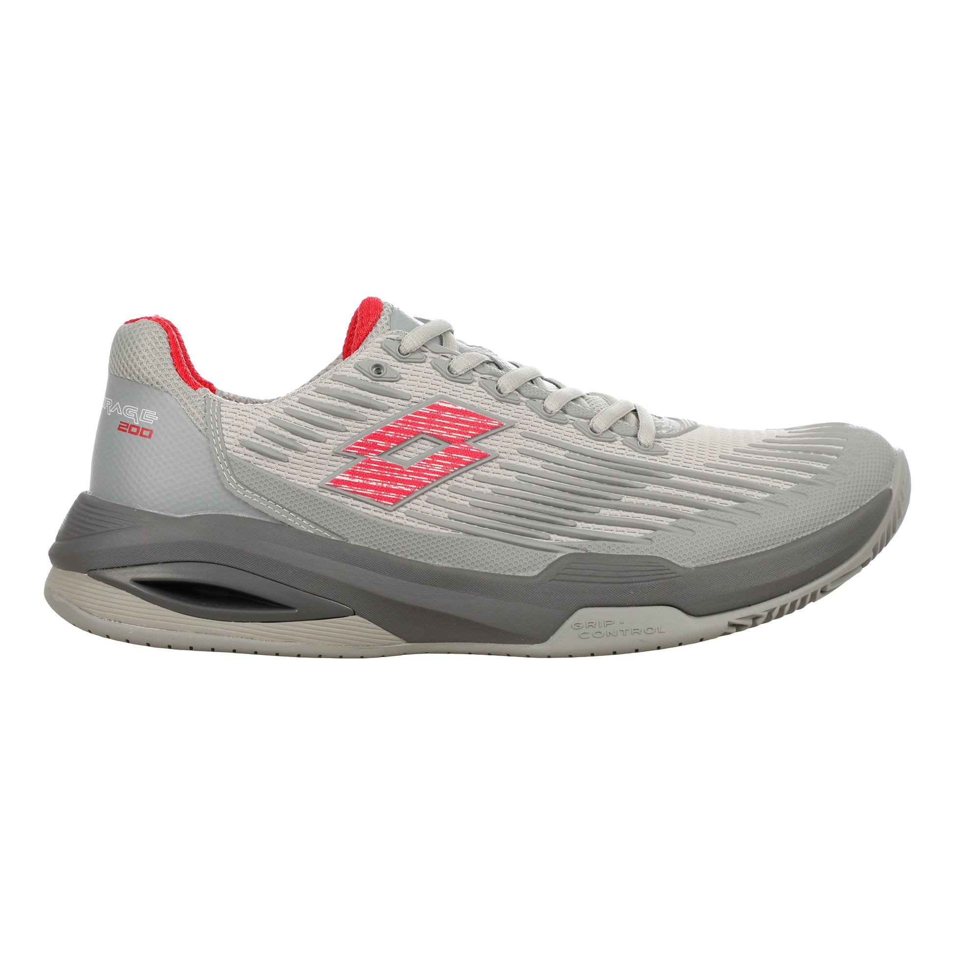 Lotto MIRAGE 200 II CLY Sandplatzschuh Herren-grau, dunkelgrau