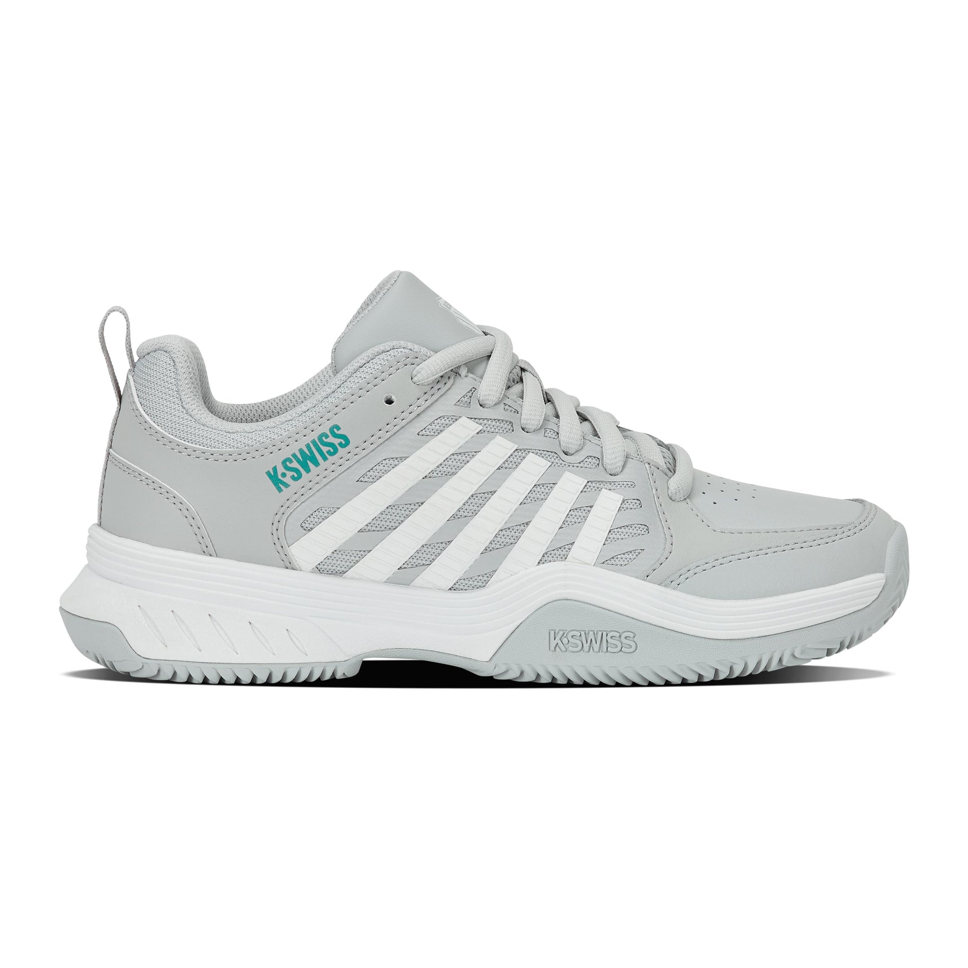K-Swiss Court Express 2 Sandplatzschuh Damen - hellgrau, weiß