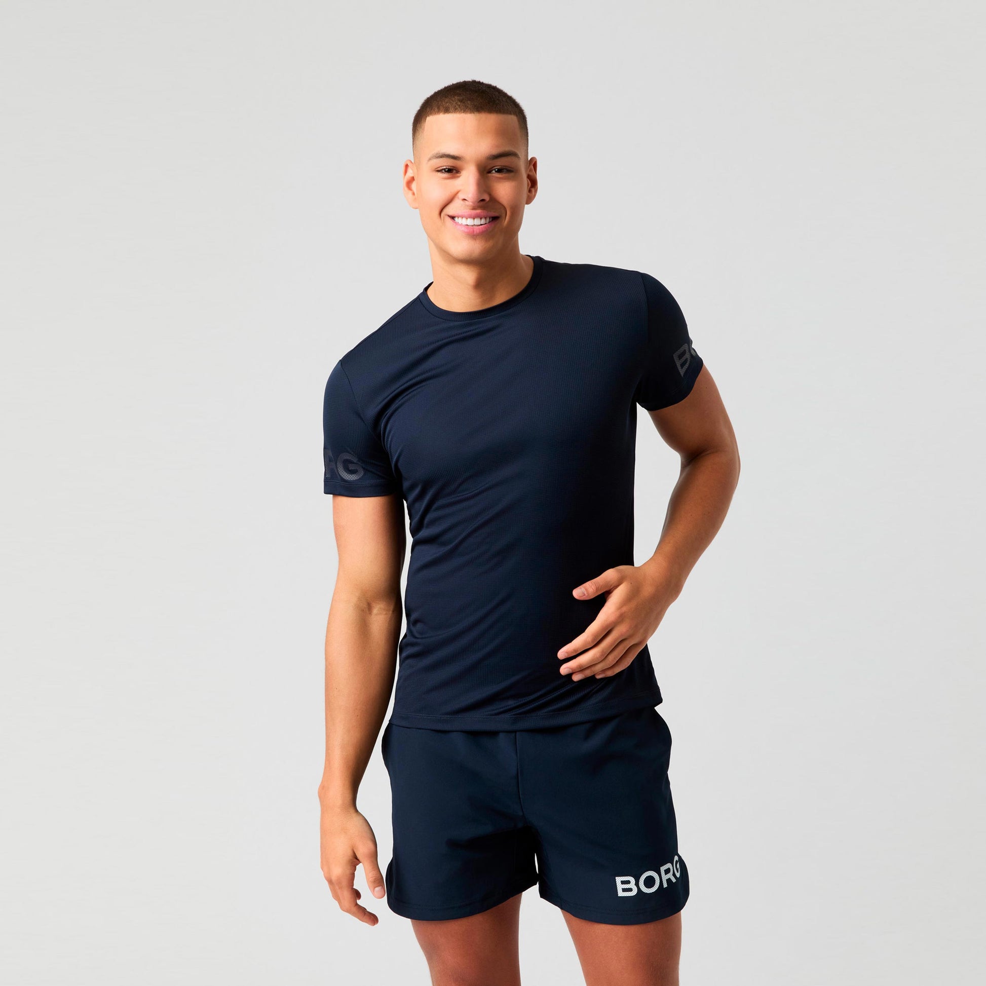 Björn Borg Light T-Shirt Herren - nachtblau