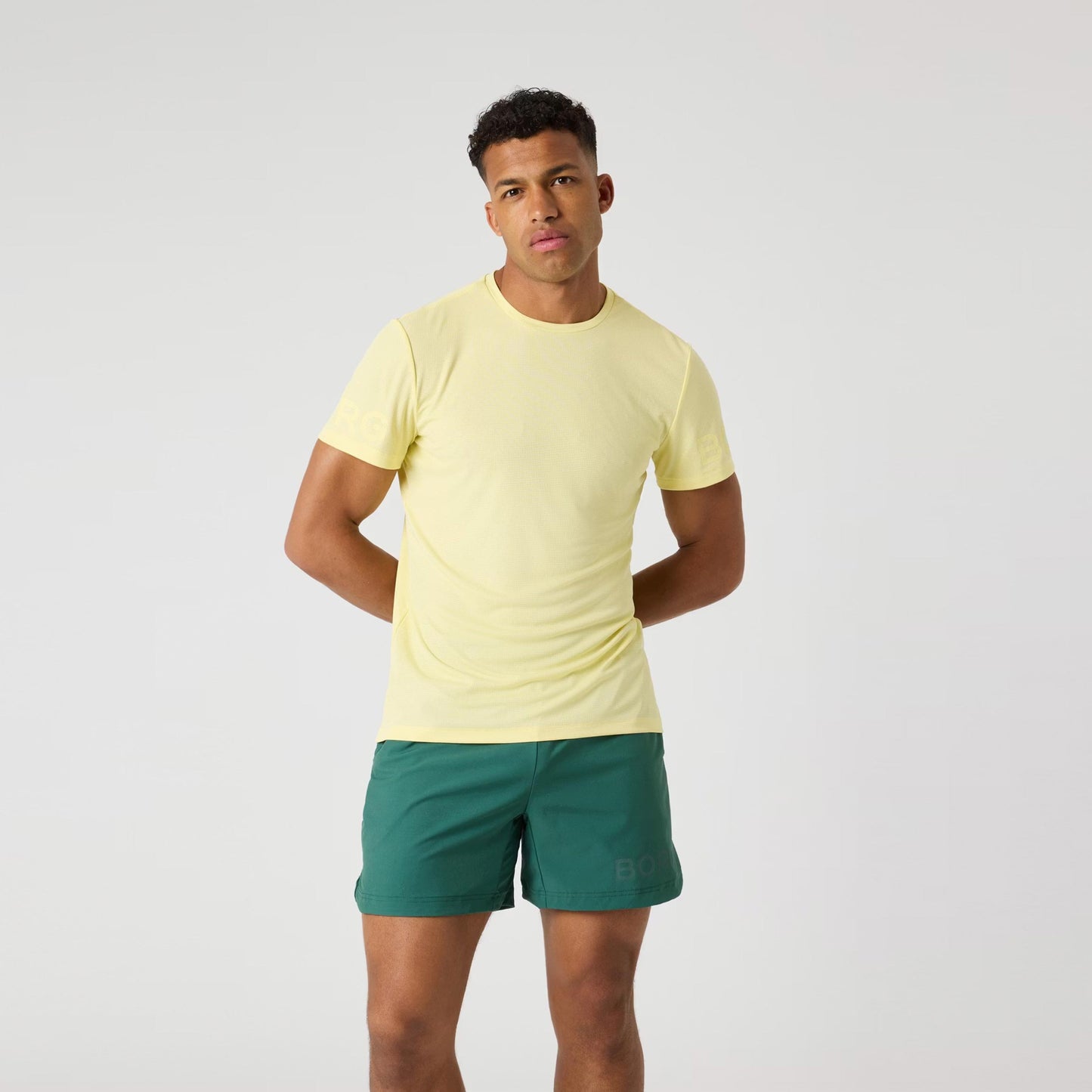 Björn Borg Light T-Shirt Herren - gelb