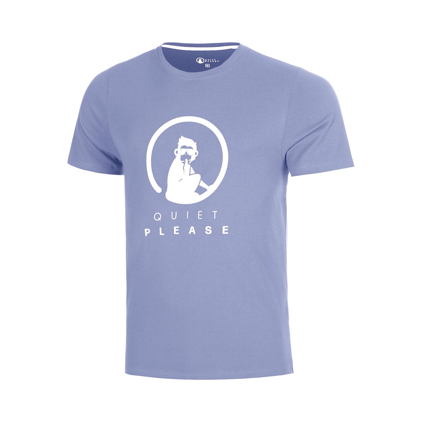 Quiet Please Glow Advantage Logo T-Shirt Jungen - blau