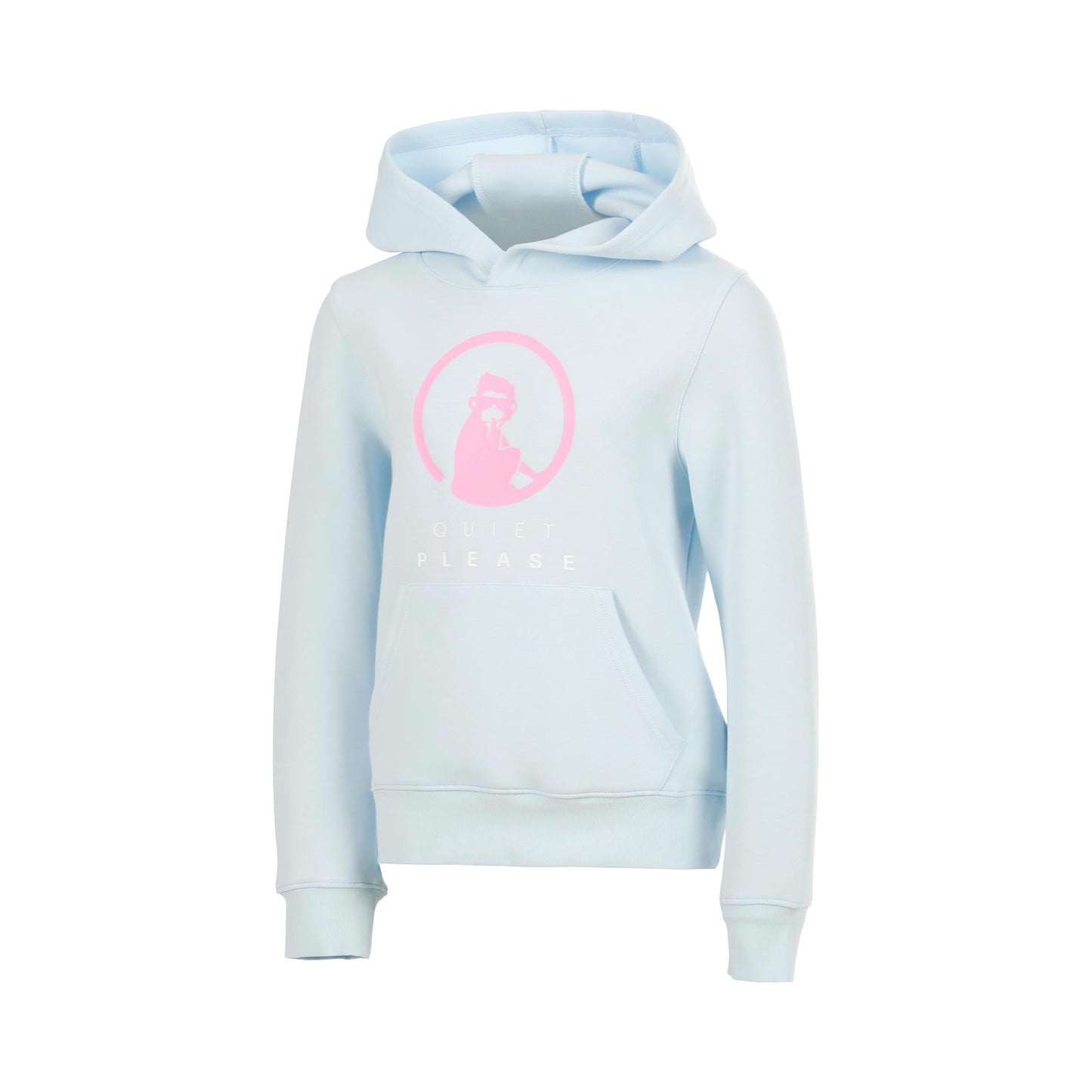 Quiet Please Memories Baseline Logo Hoody Mädchen - hellblau