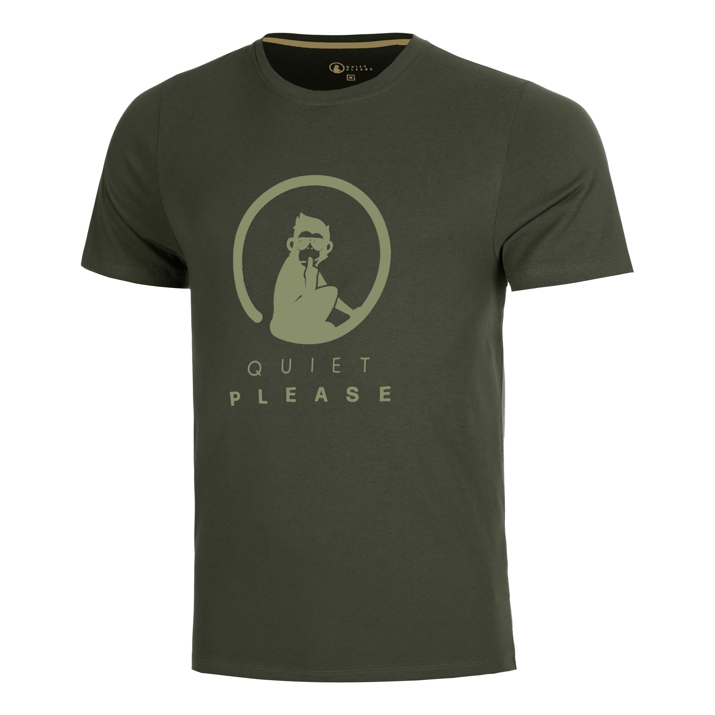 Quiet Please Memories Training T-Shirt Herren - dunkelgrün