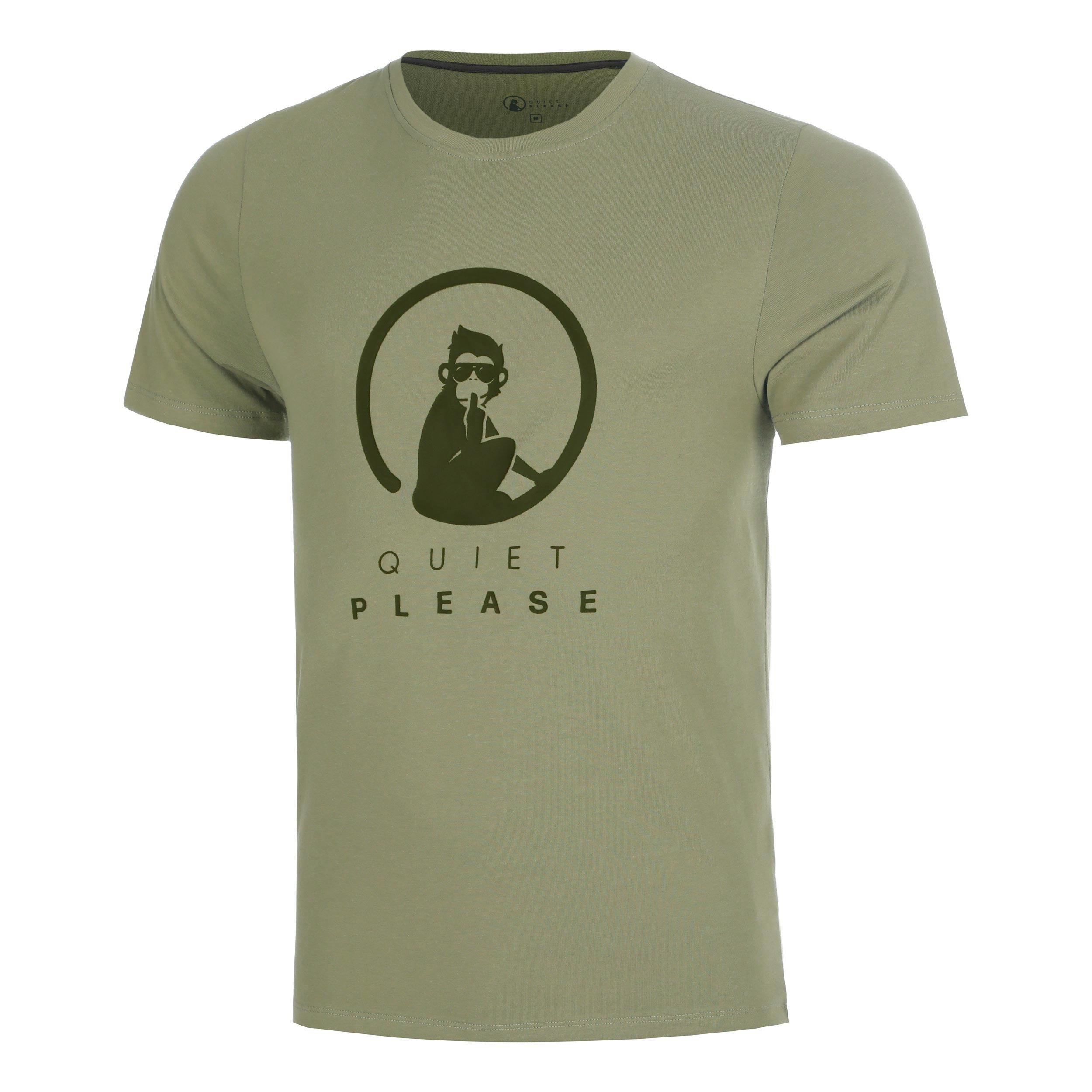 Quiet Please Memories Training T-Shirt Herren - khaki