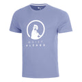 Glow Training T-Shirt Herren - blau, creme