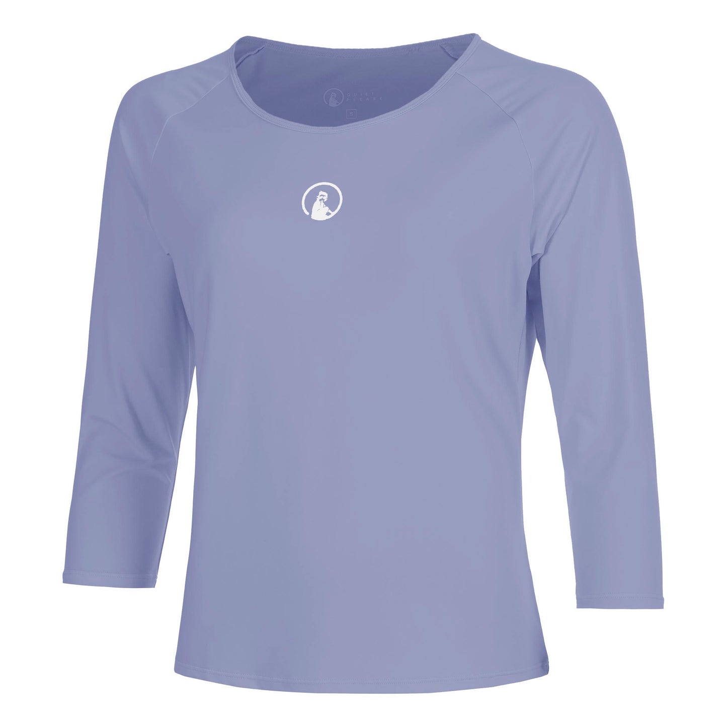 Quiet Please Glow Mixed Longsleeve Damen - blau