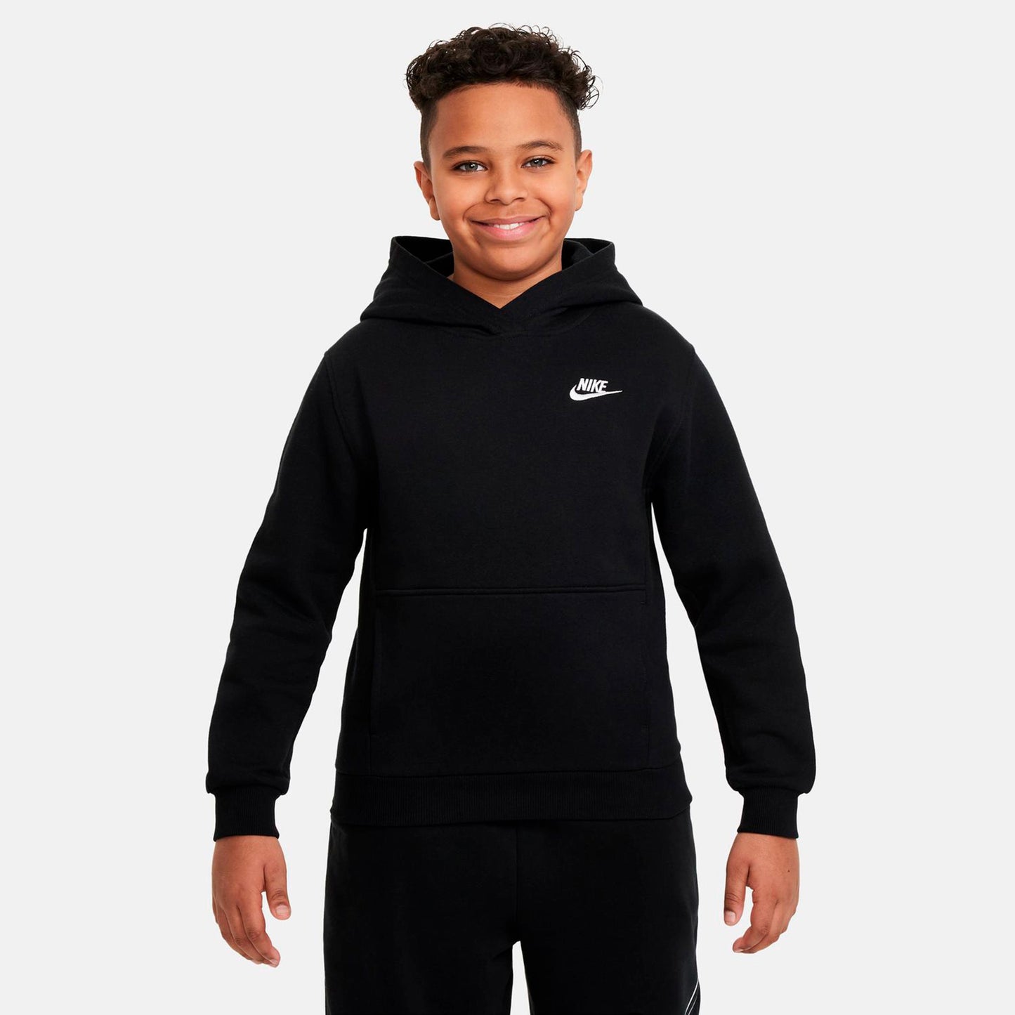 Nike Club Fleece Hoody Kinder - schwarz