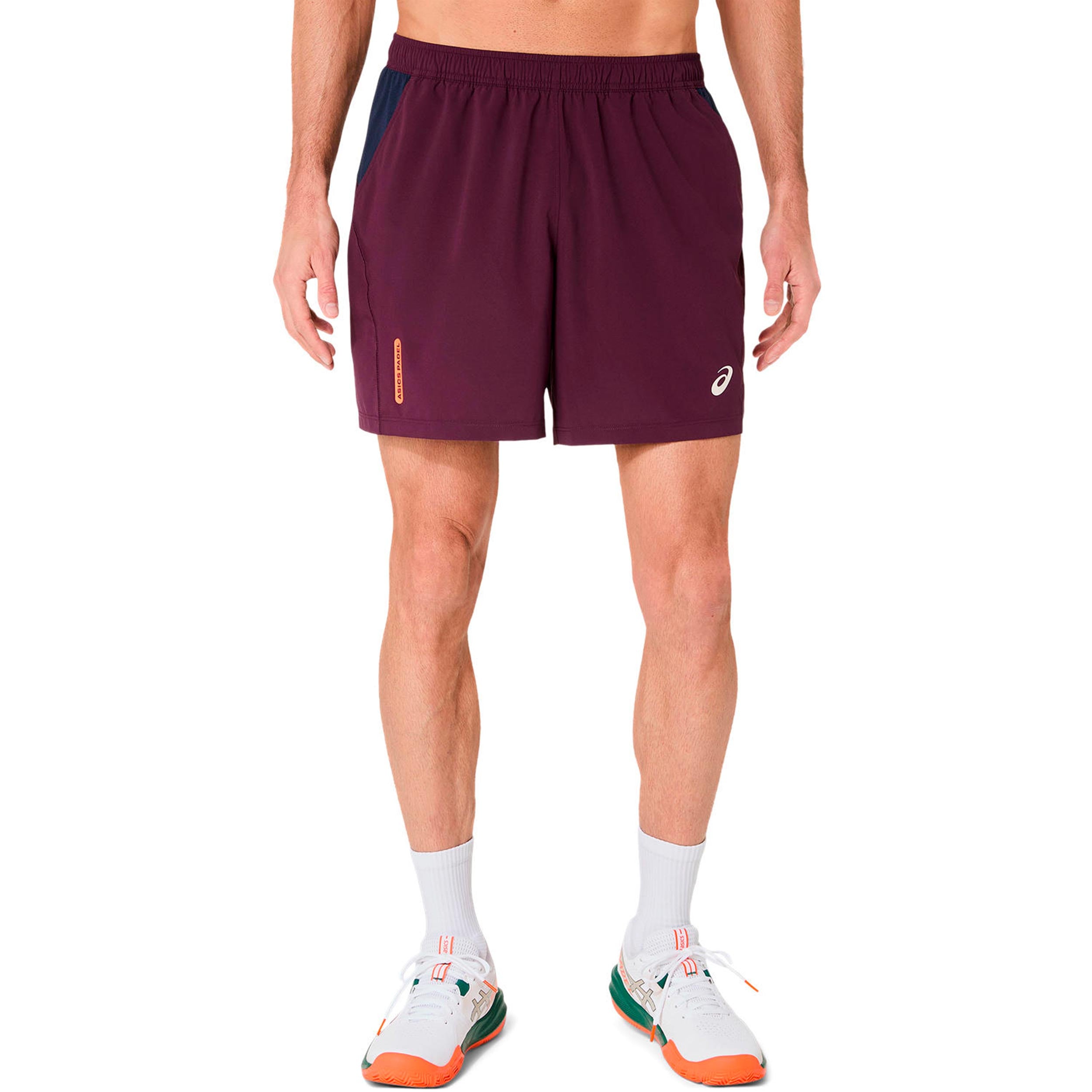 ASICS Court 7in Shorts Herren - weinrot