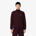 High Neck Sweatshirt Herren - dunkelrot