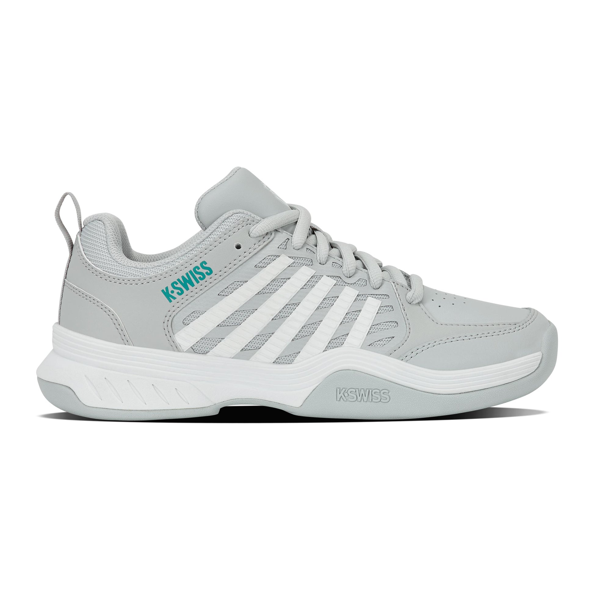 K-Swiss Court Express 2 Teppichschuh Damen - hellgrau, weiß