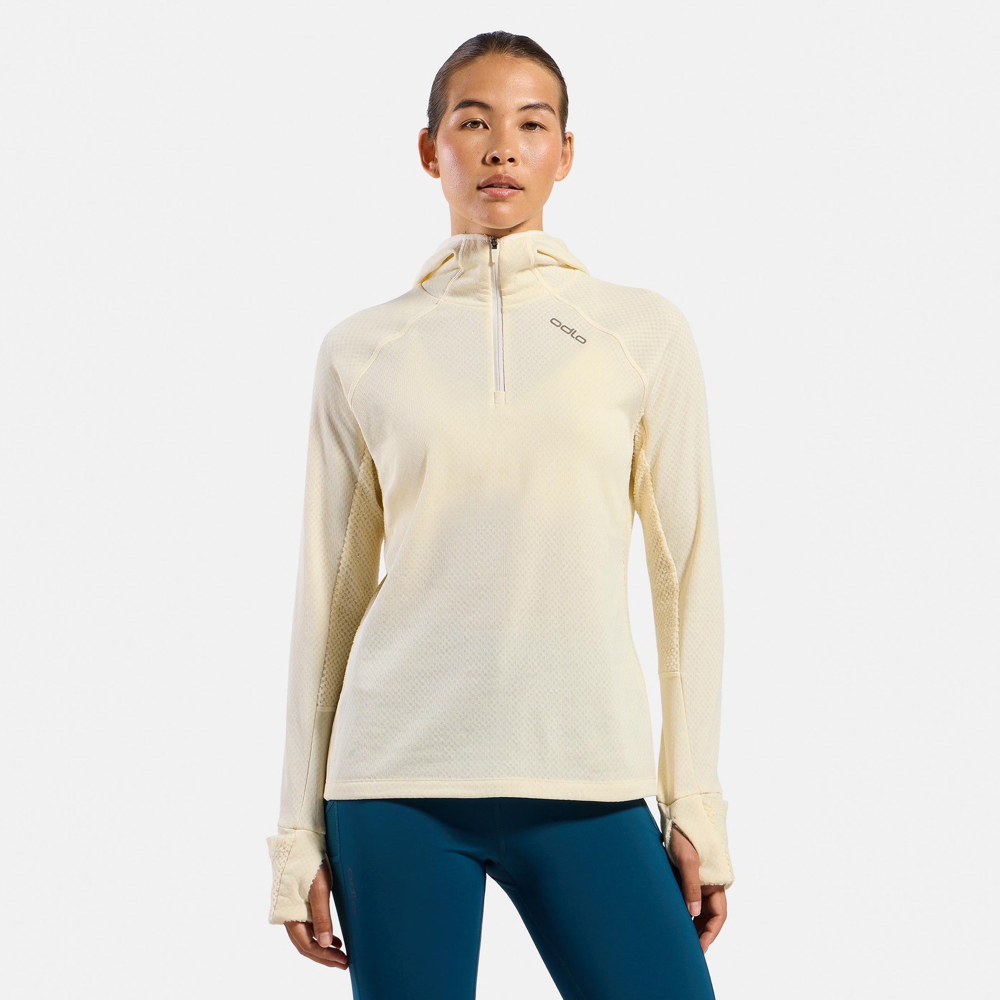 Odlo X-Alp Midlayer  Laufshirt Damen - creme