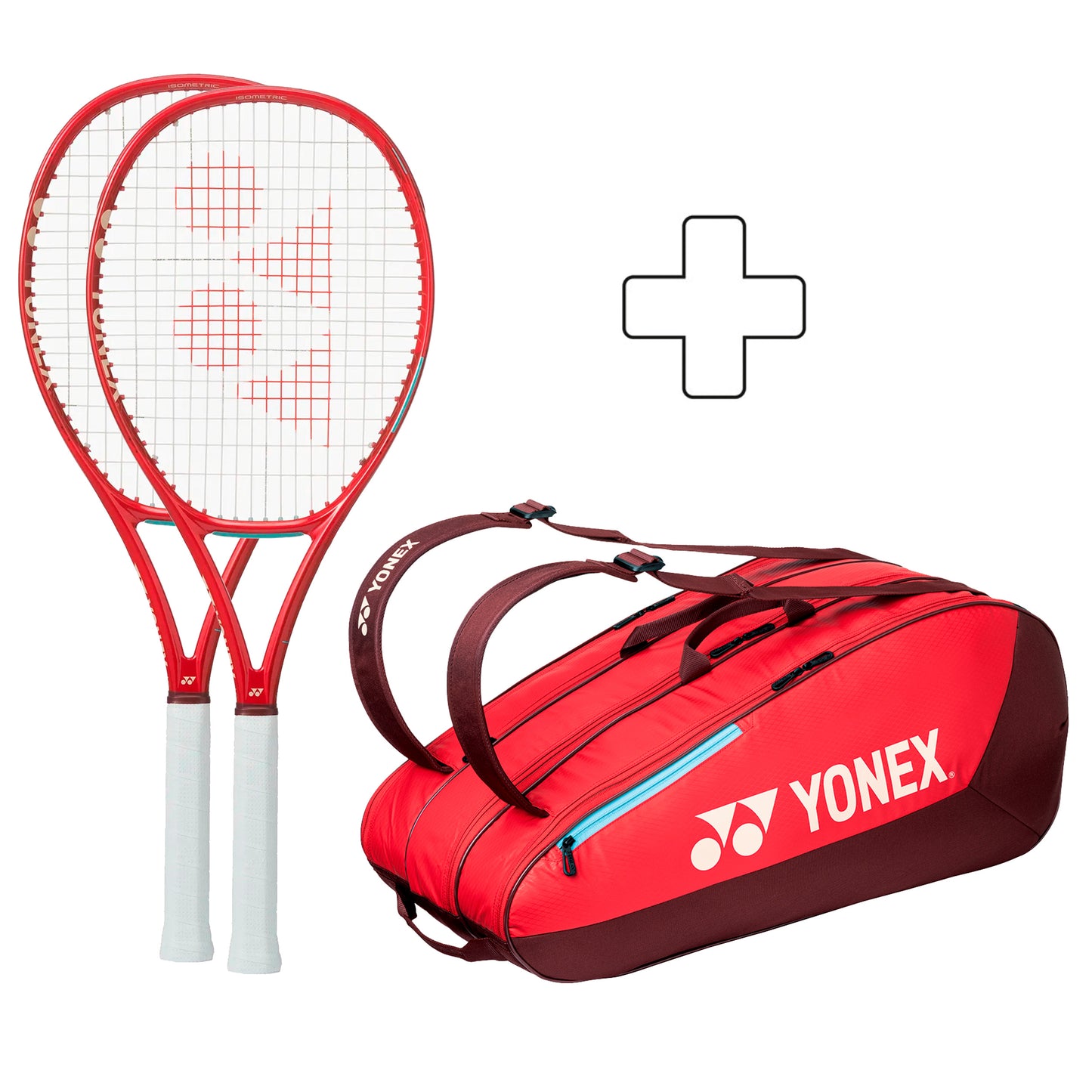Yonex 2x VCORE 100 (2026) plus Schlägertasche