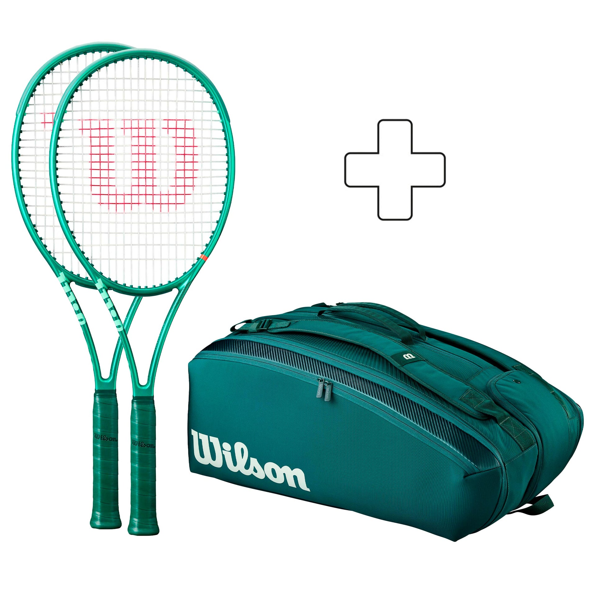 Wilson 2x Blade Blade 98 18X20 v10 plus Schlägertasche