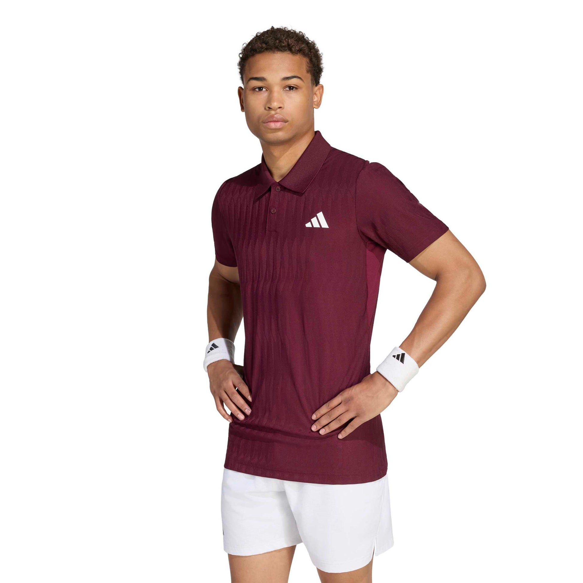 adidas Freelift Polo Herren - weinrot