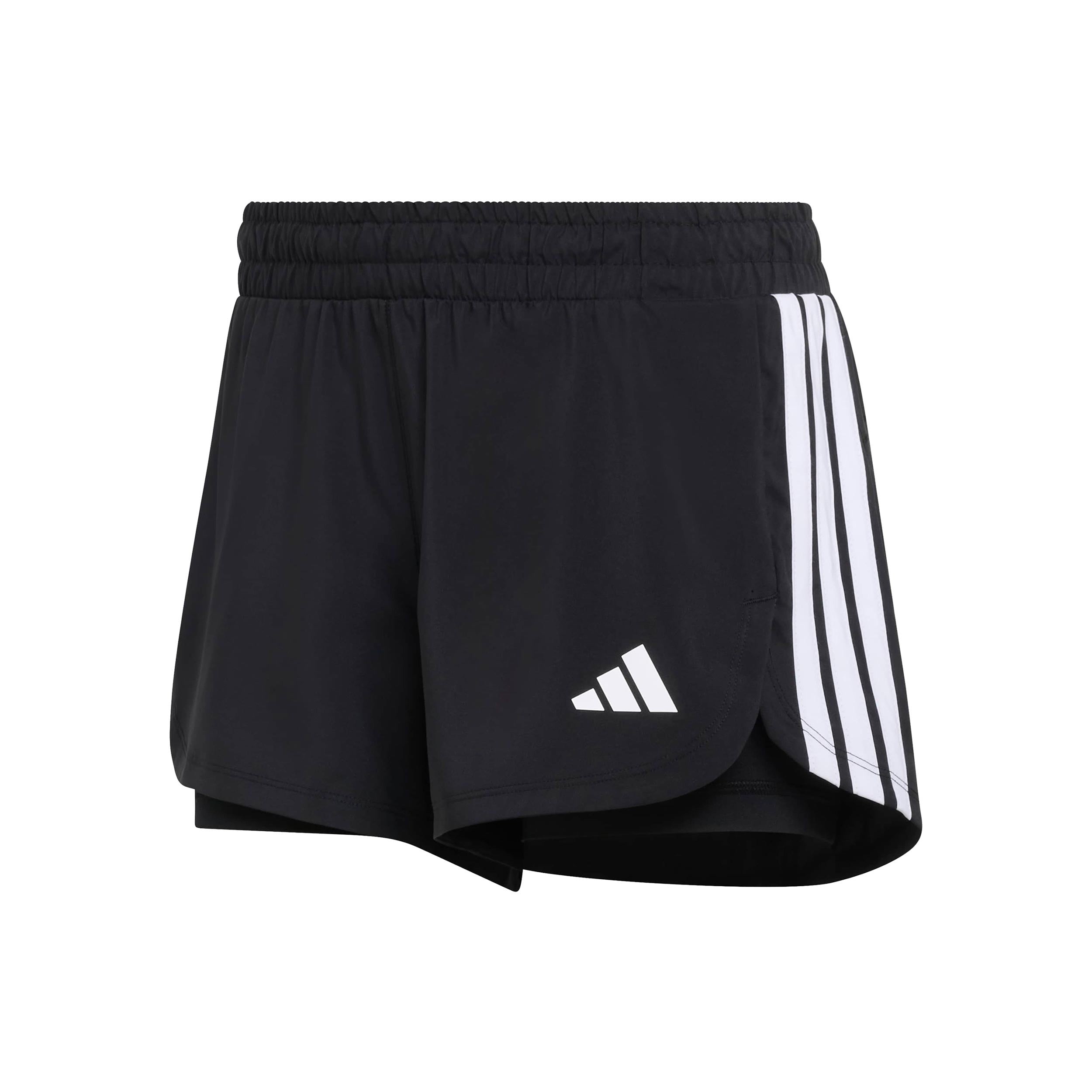 adidas Pacer 2In1 Shorts Damen - schwarz, weiß