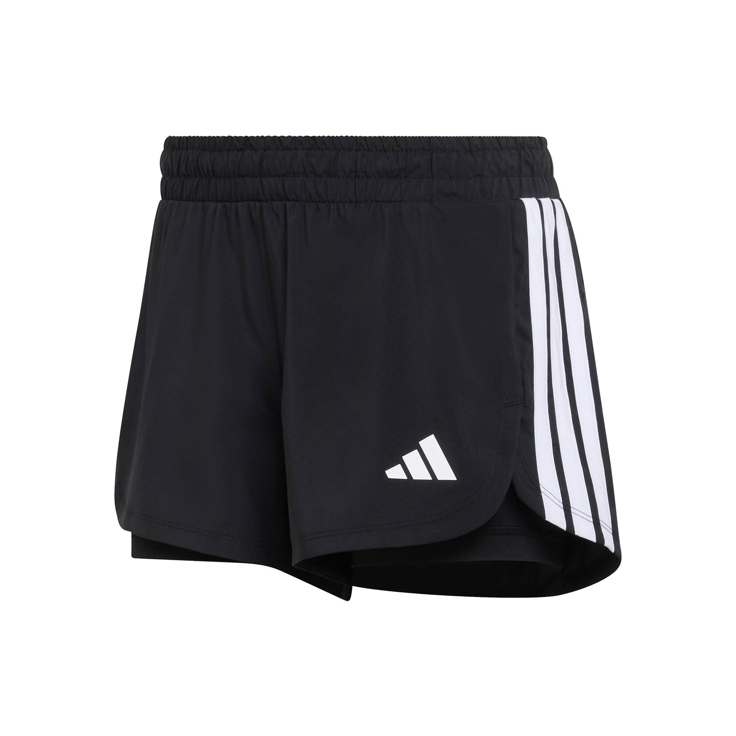 adidas Pacer 2In1 Shorts Damen - schwarz, weiß