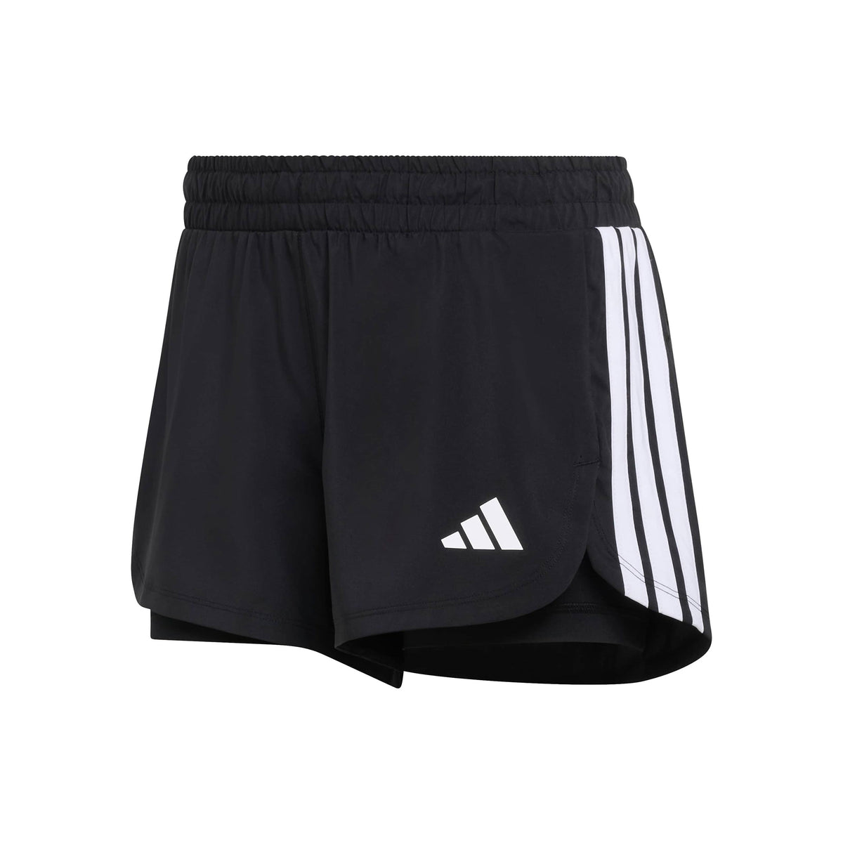 adidas Pacer 2In1 Shorts Damen - schwarz, weiß