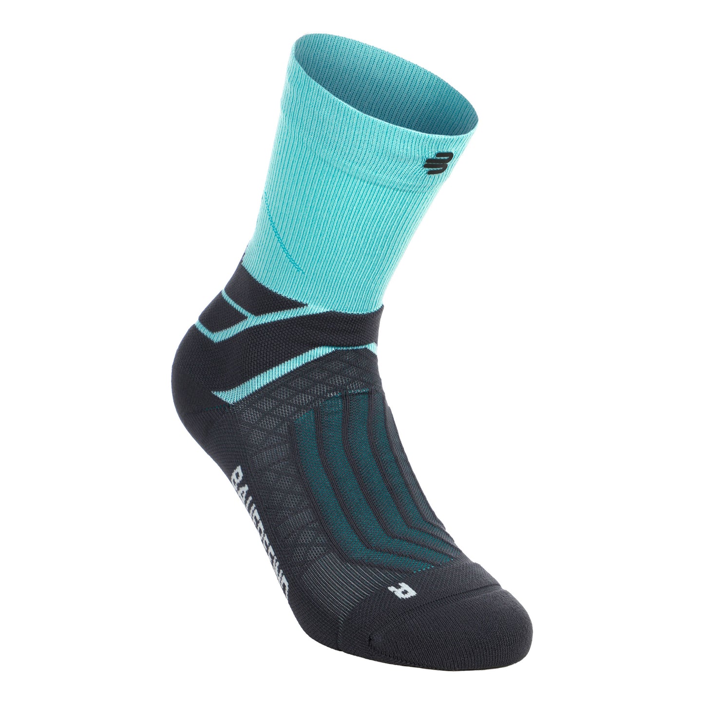 Bauerfeind Run Performance Mid Cut  Laufsocken Herren-mint