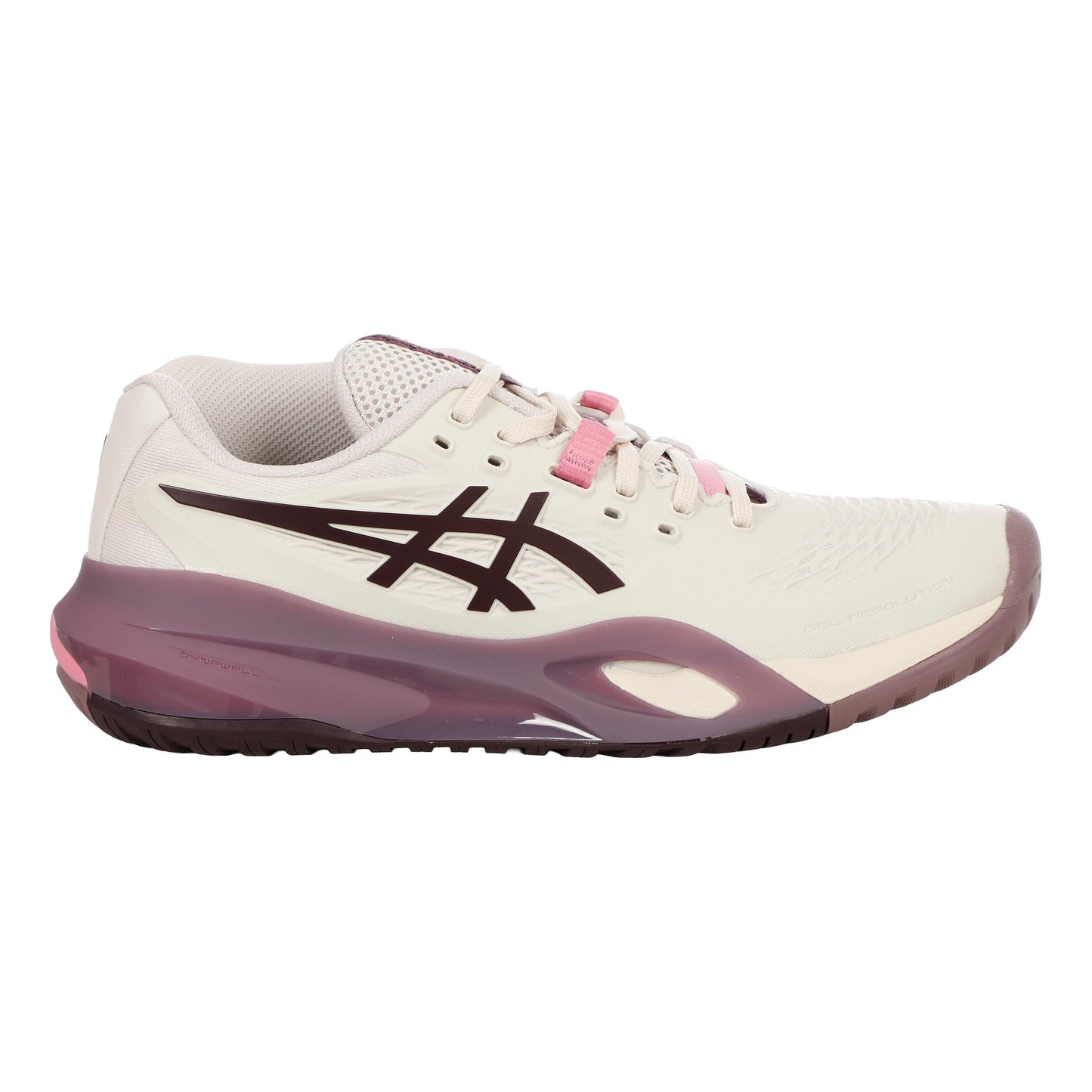 ASICS Gel-Resolution X Allcourtschuh Damen - creme, lila